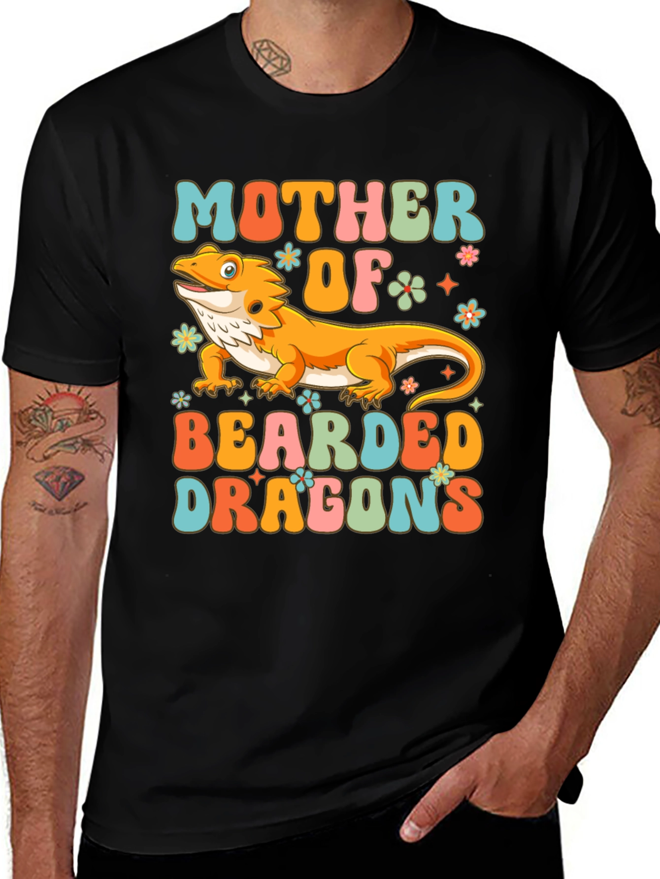 Variant 17 of Mother of Bearded Dragons Graphic Tee