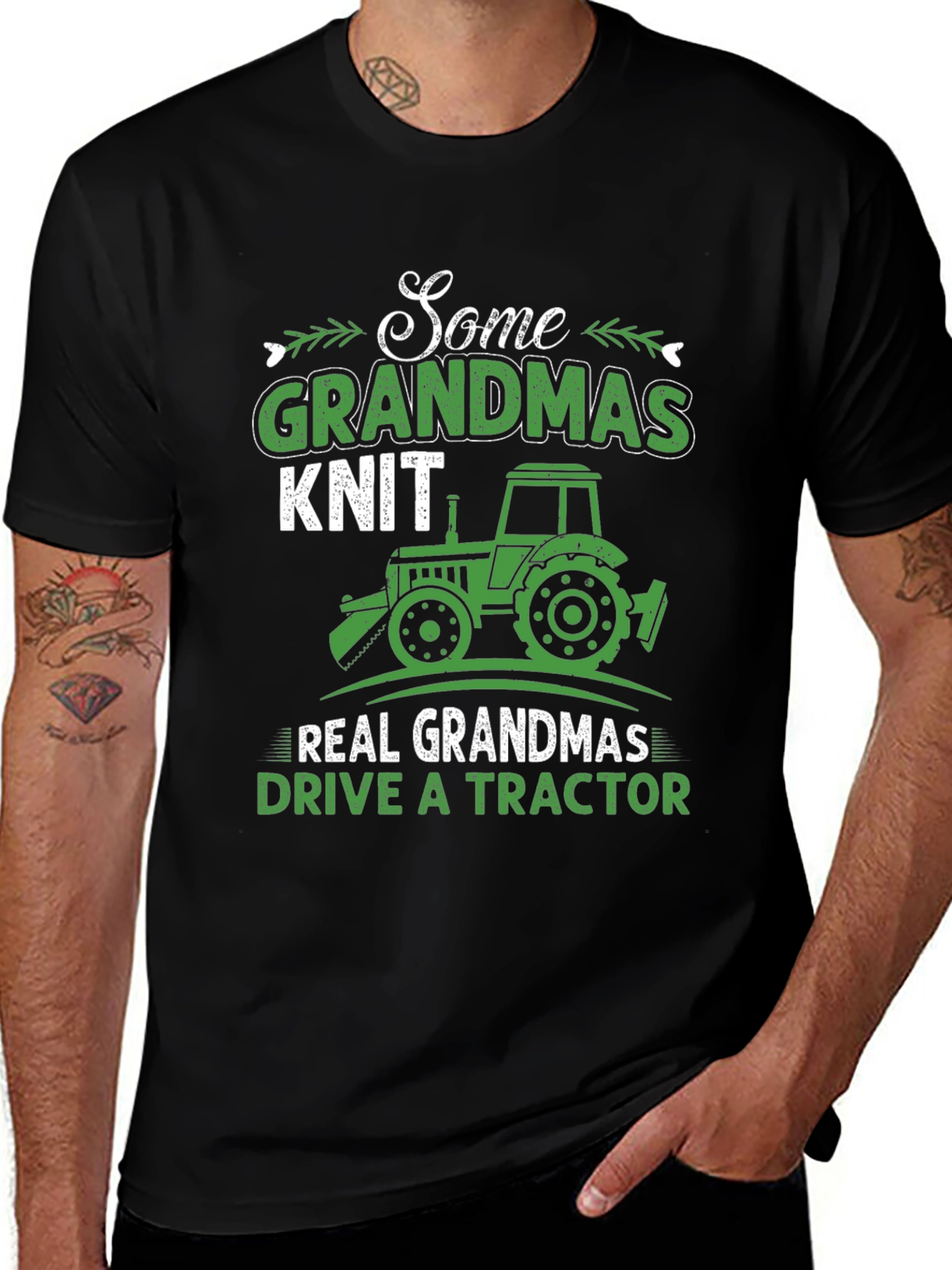 Variant 17 of Grandma Tractor T-Shirt - Funny Farming Tee