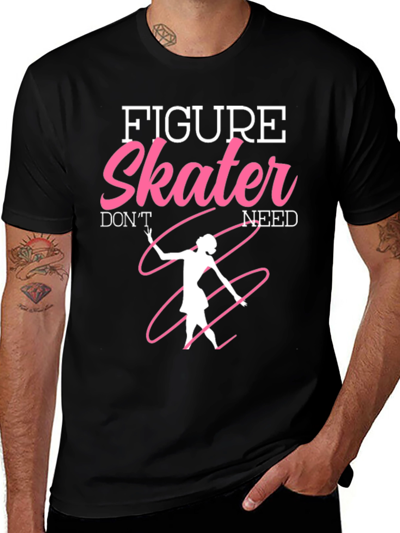 Variant 7 of Figure Skater T-Shirt - Skating Tee