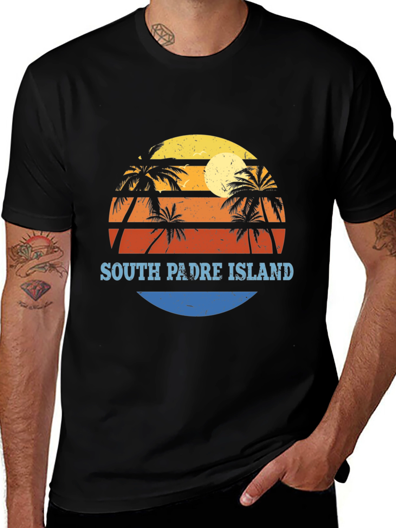 Variant 5 of South Padre Island Retro T-Shirt