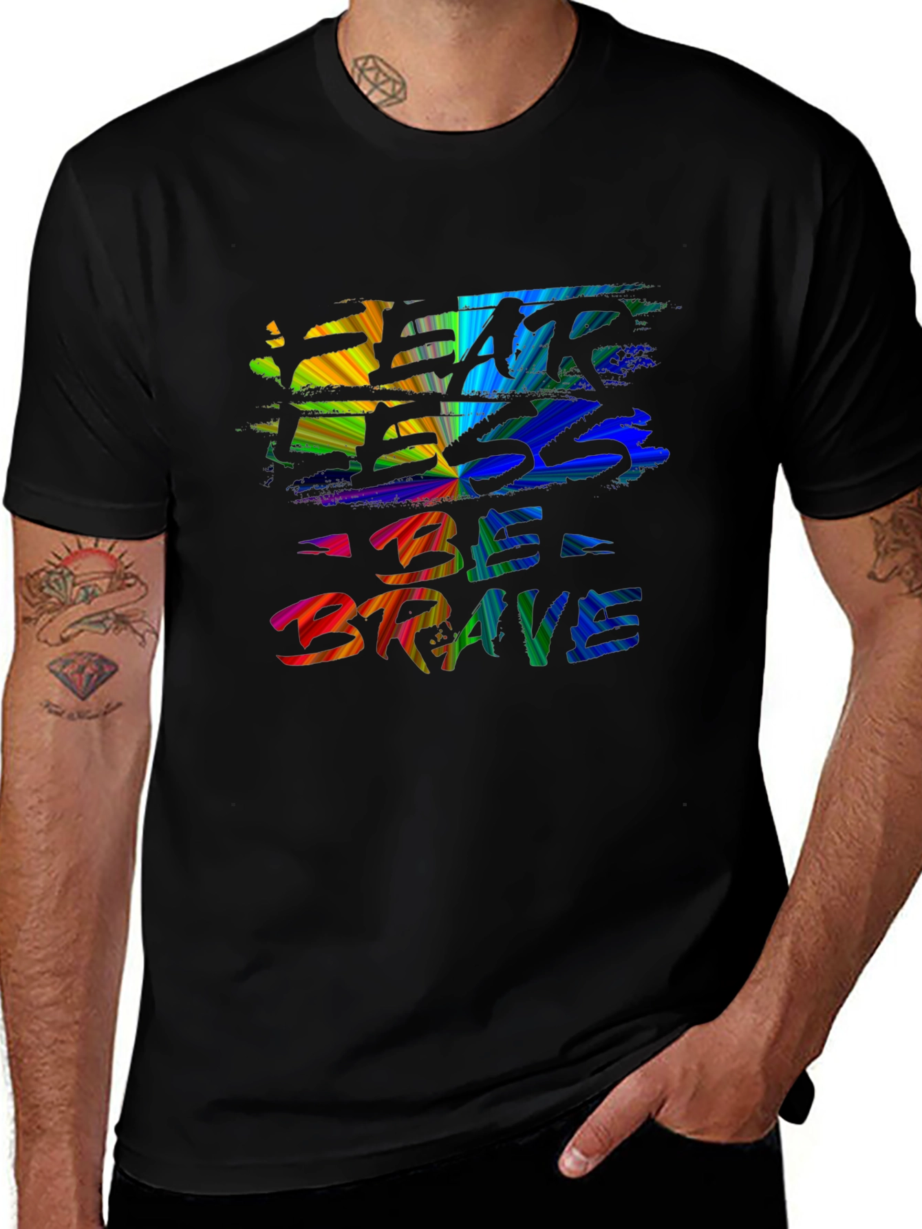 Variant 18 of Fear Less, Be Brave T-Shirt