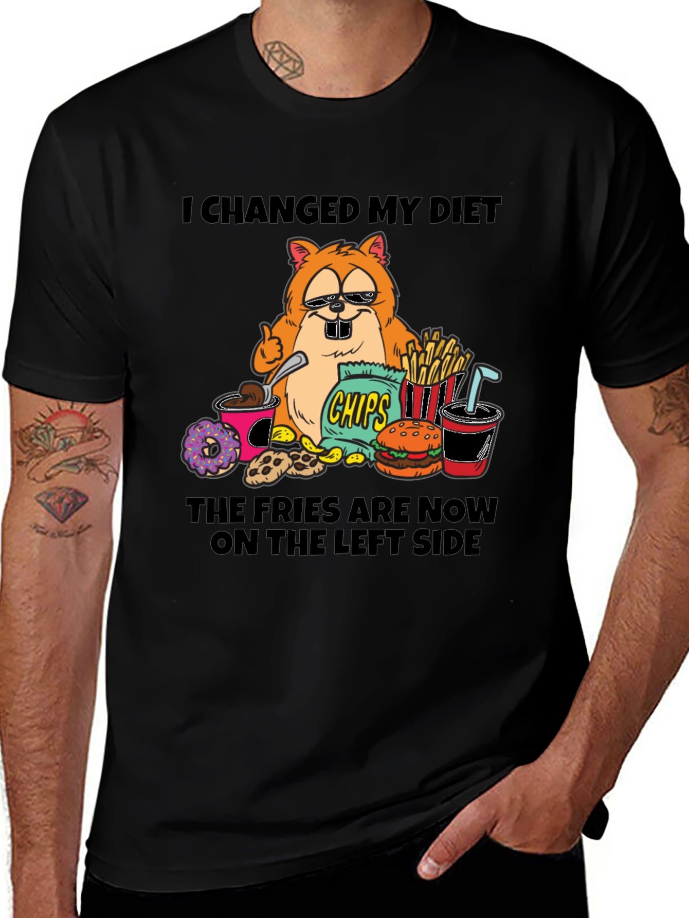 Variant 20 of Funny Diet Change T-Shirt