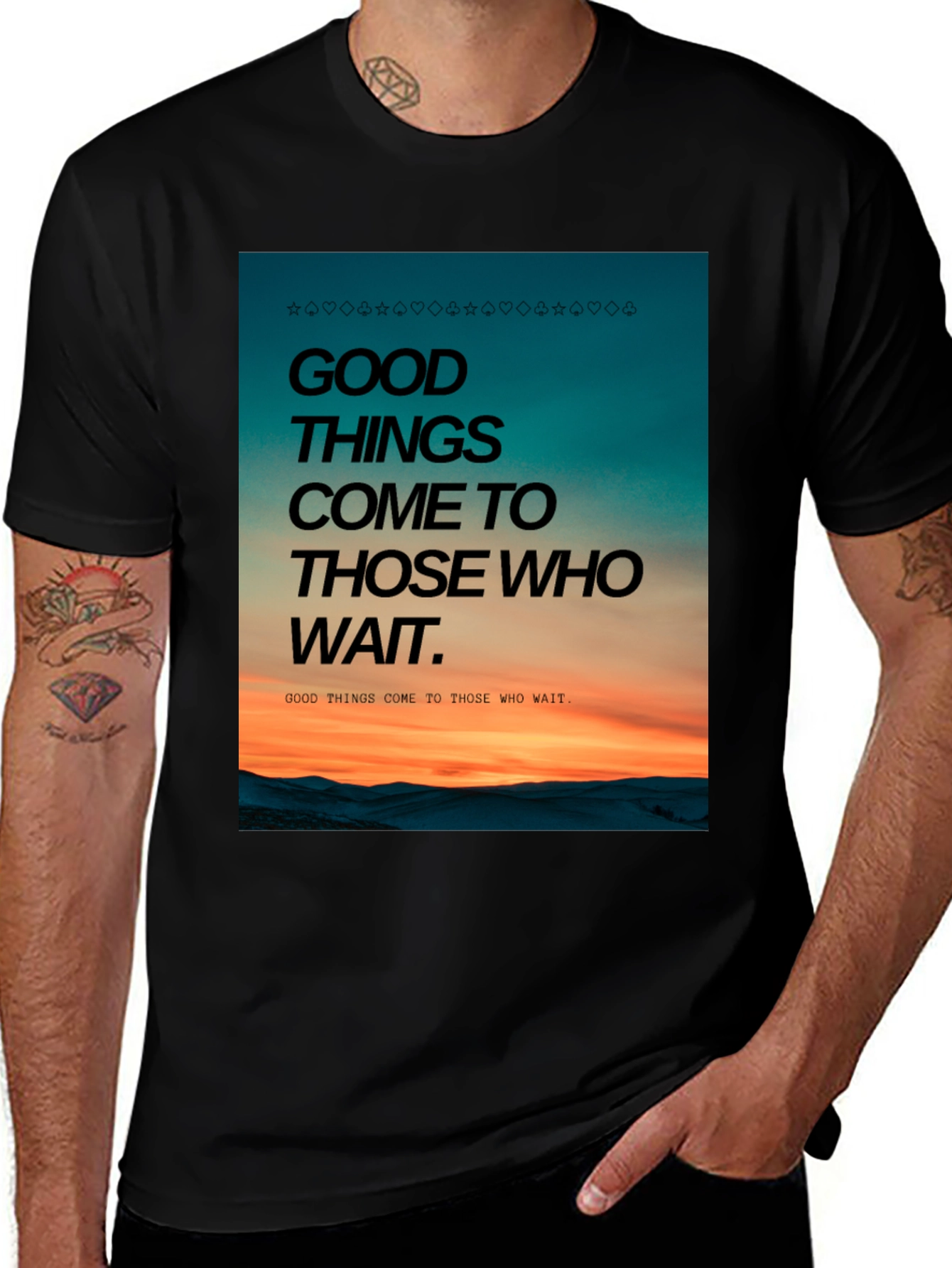 Variant 6 of Inspirational Graphic T-Shirt - Good Things Come