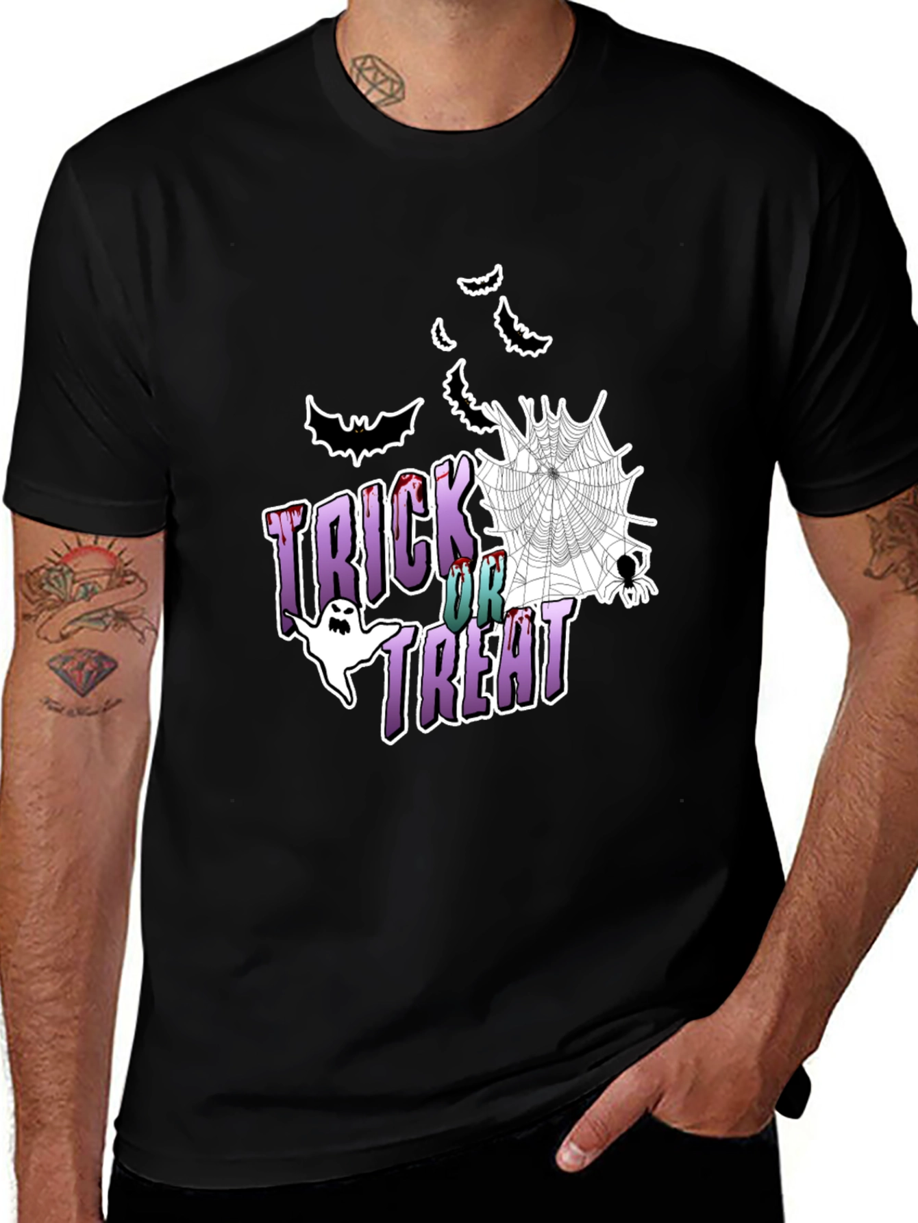 Halloween Trick Or Treat Graphic Tee