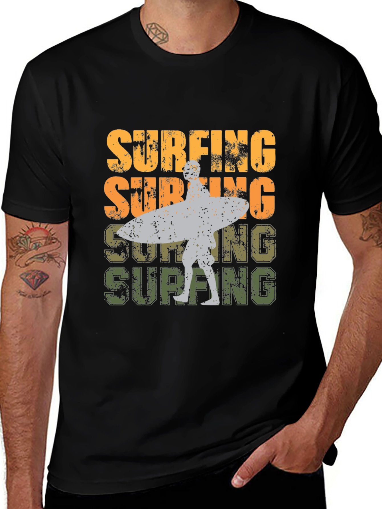 Variant 30 of Retro Surfing Graphic Tee
