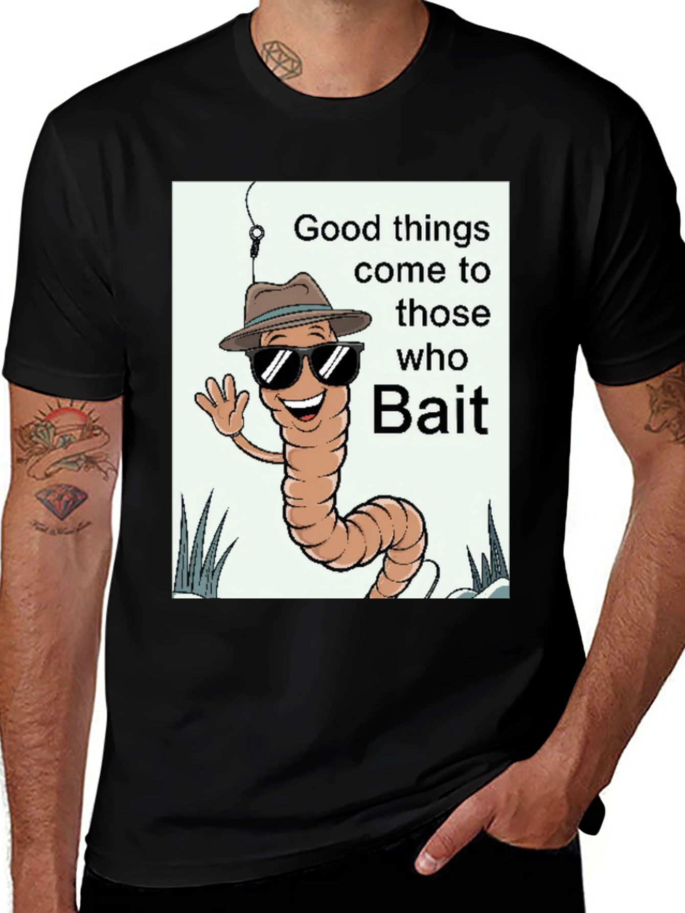 Variant 3 of Good Things Come to Those Who Bait T-Shirt