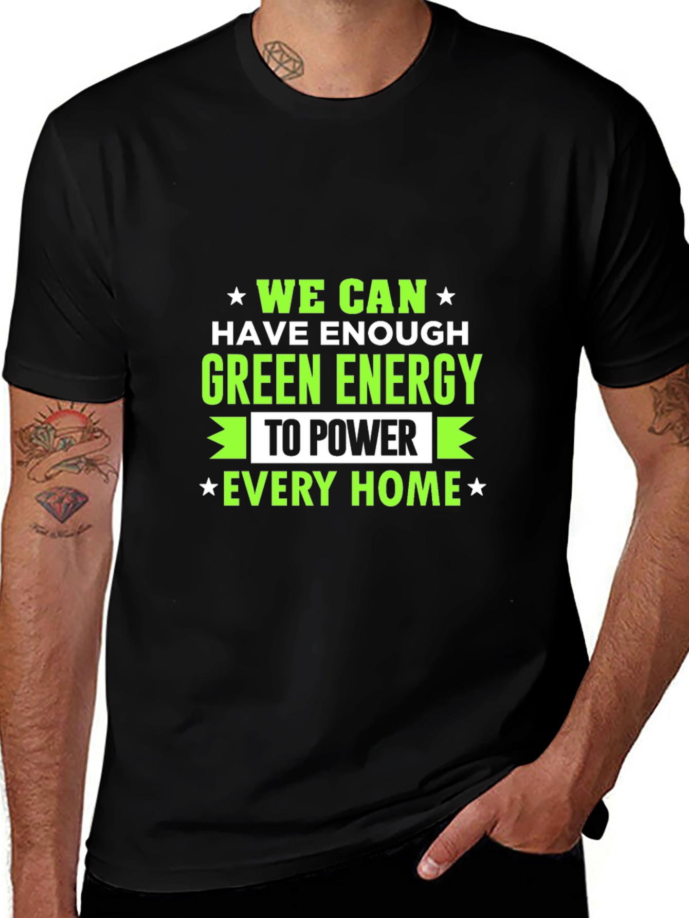 Variant 21 of Green Energy T-Shirt: Power Every Home