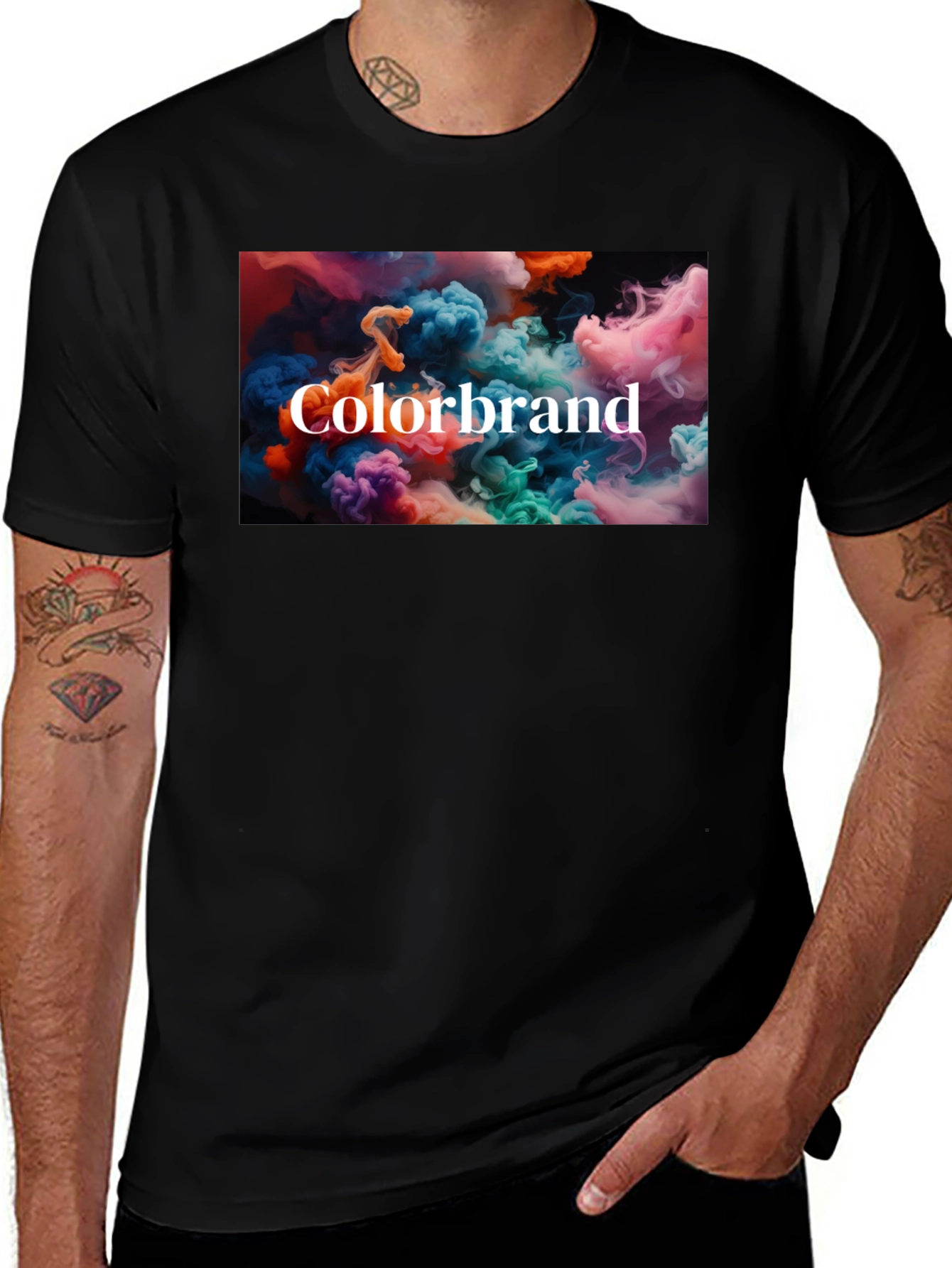 Black Colorbrand T-Shirt - Unique Design main image