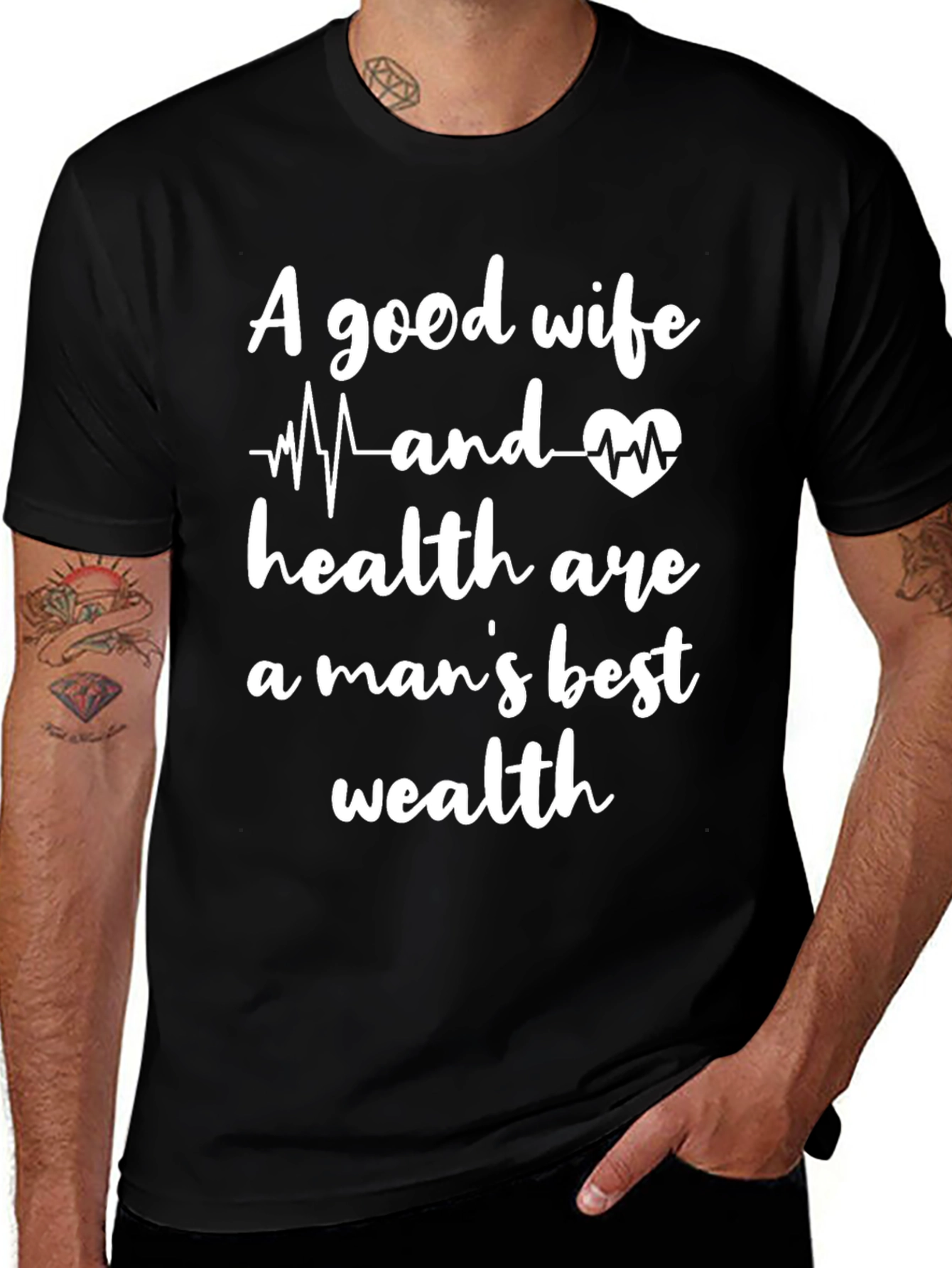 Variant 19 of A Good Wife & Health Graphic T-Shirt