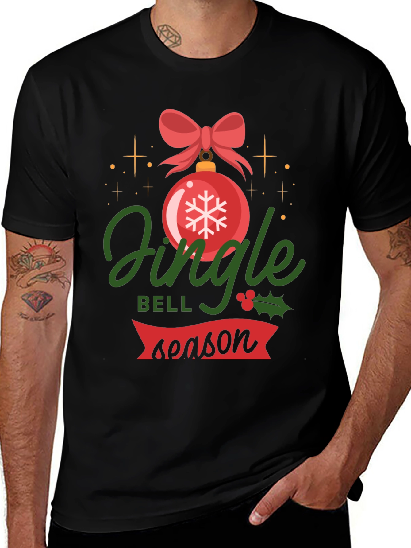 Jingle Bell Season Holiday Graphic Tee