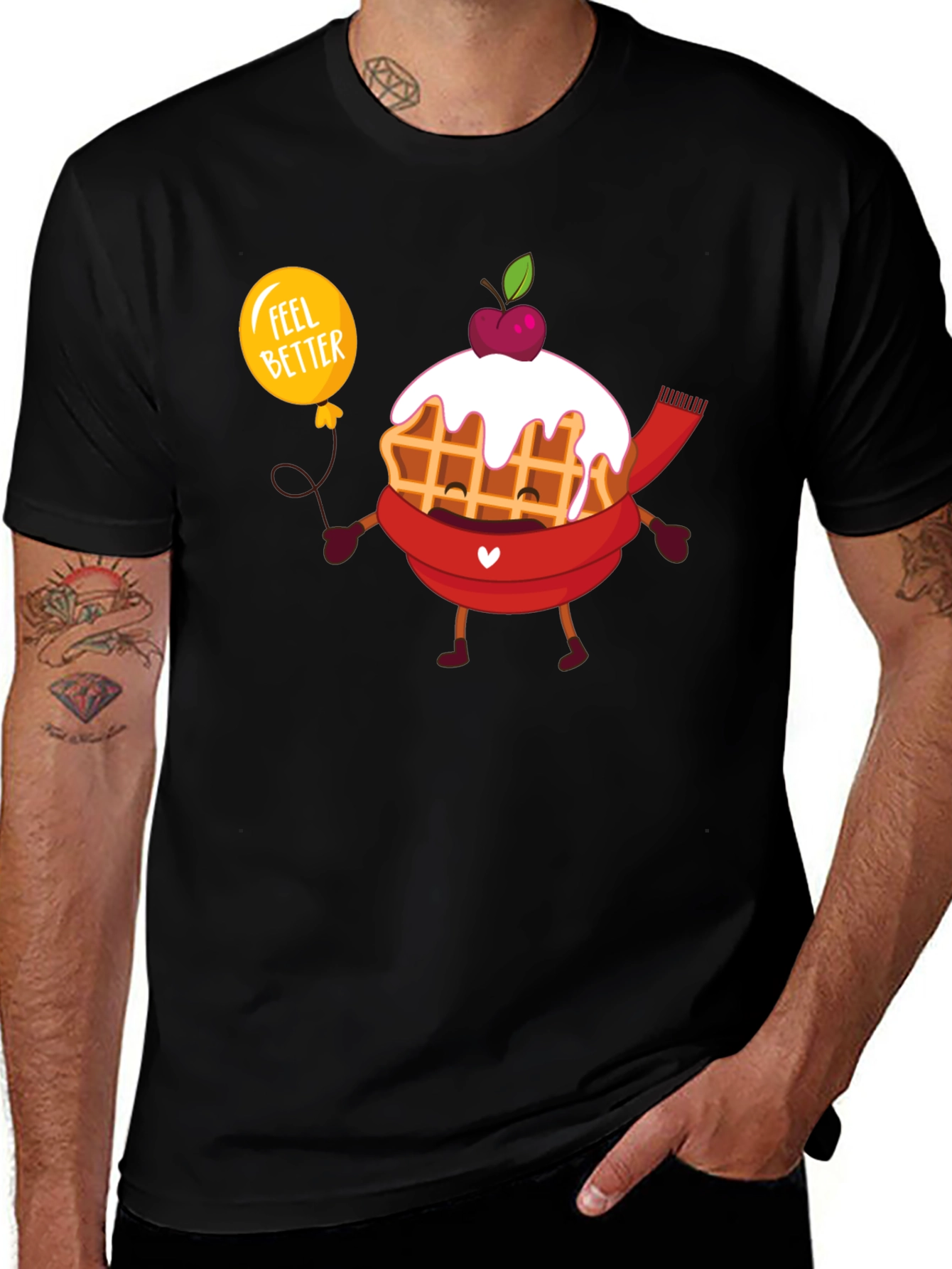 Variant 6 of Get Well Waffle Graphic Tee
