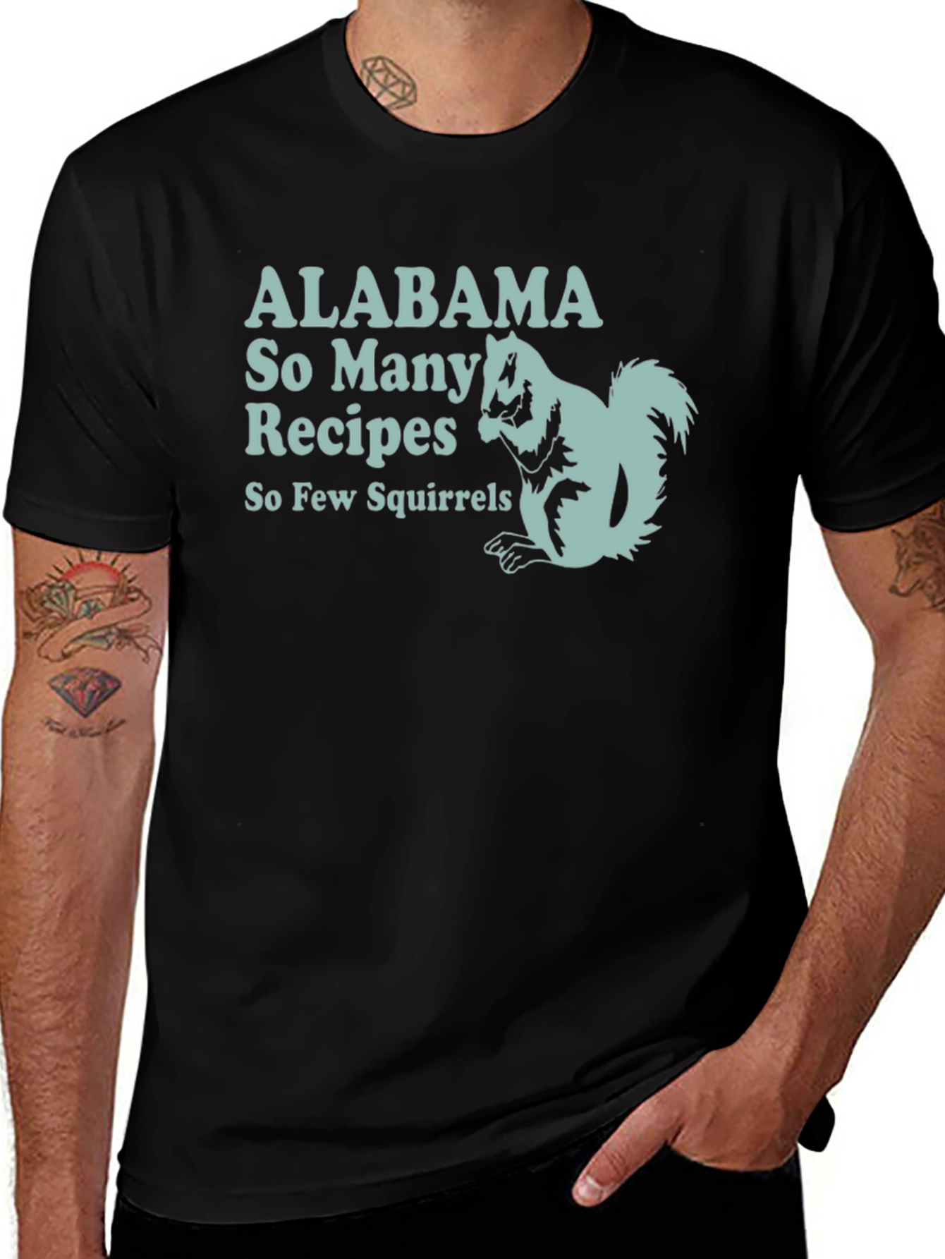 Variant 14 of Alabama Squirrel Recipe T-Shirt