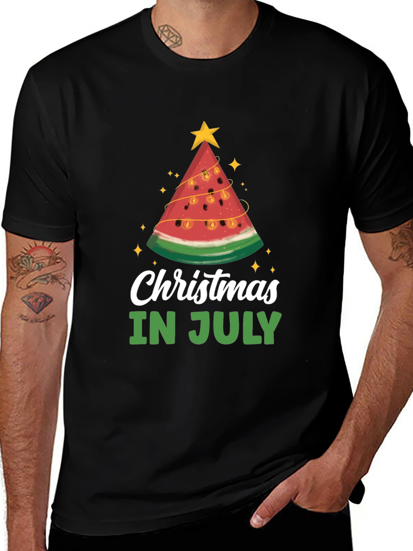 Christmas in July Watermelon T-Shirt