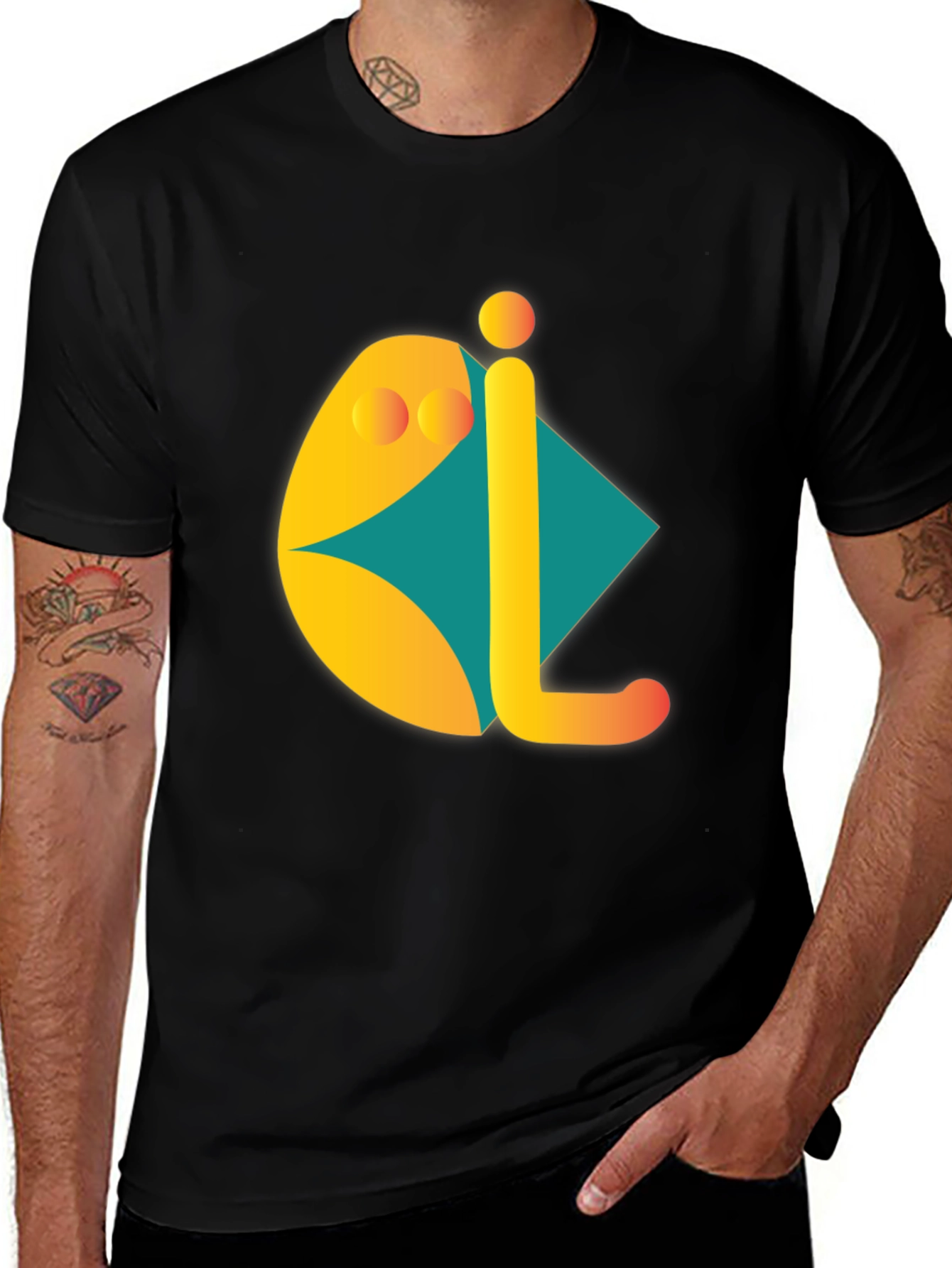 Variant 2 of Modern Graphic Tee - Abstract Design