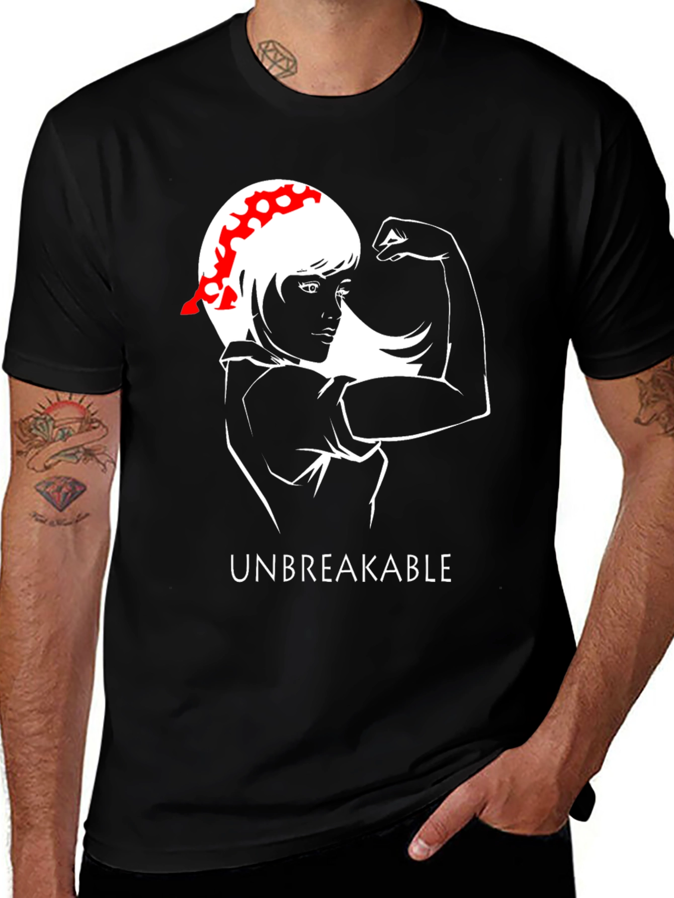 Unbreakable Rosie the Riveter Graphic Tee