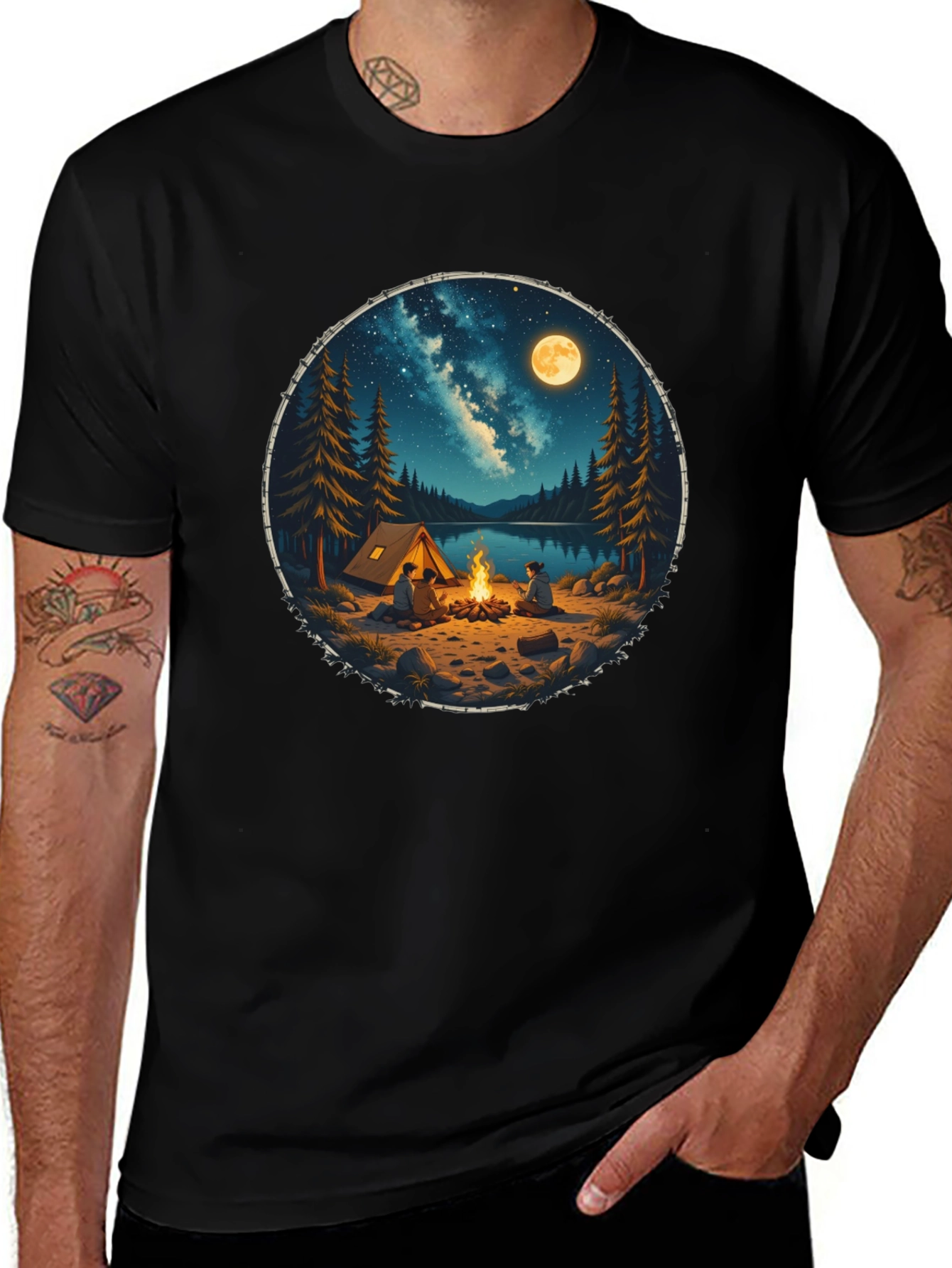 Night Campfire T-Shirt