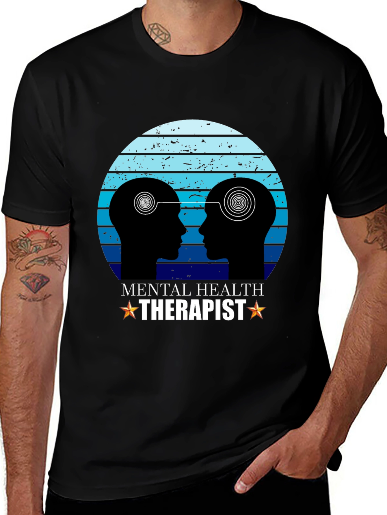 Variant 28 of Mental Health Therapist Graphic Tee
