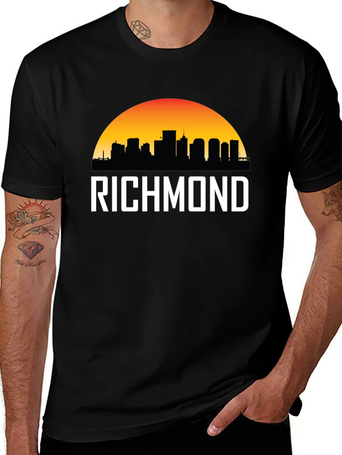 Richmond Skyline Graphic T-Shirt