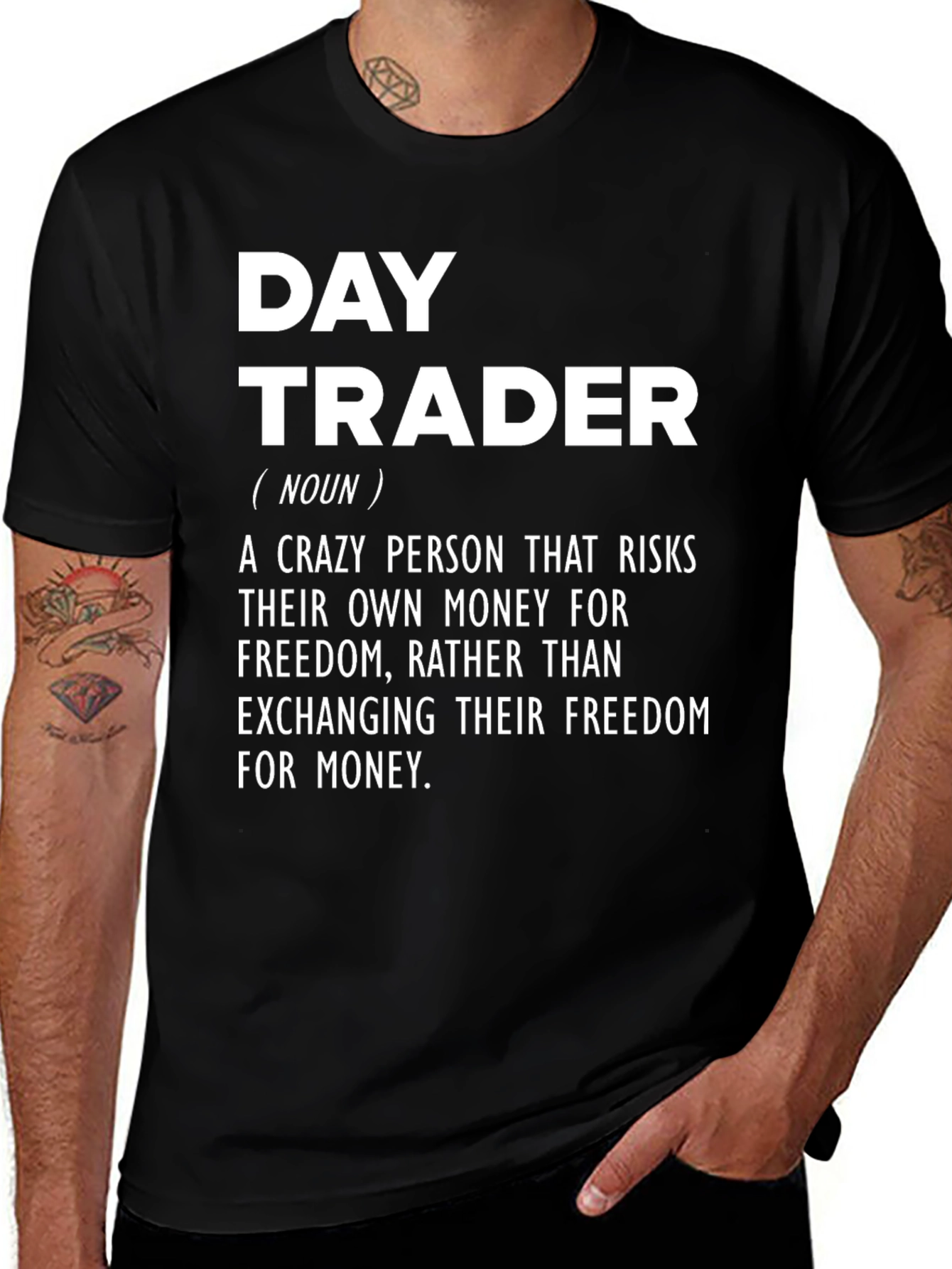 Day Trader Definition T-Shirt - Stock Market Investor Apparel