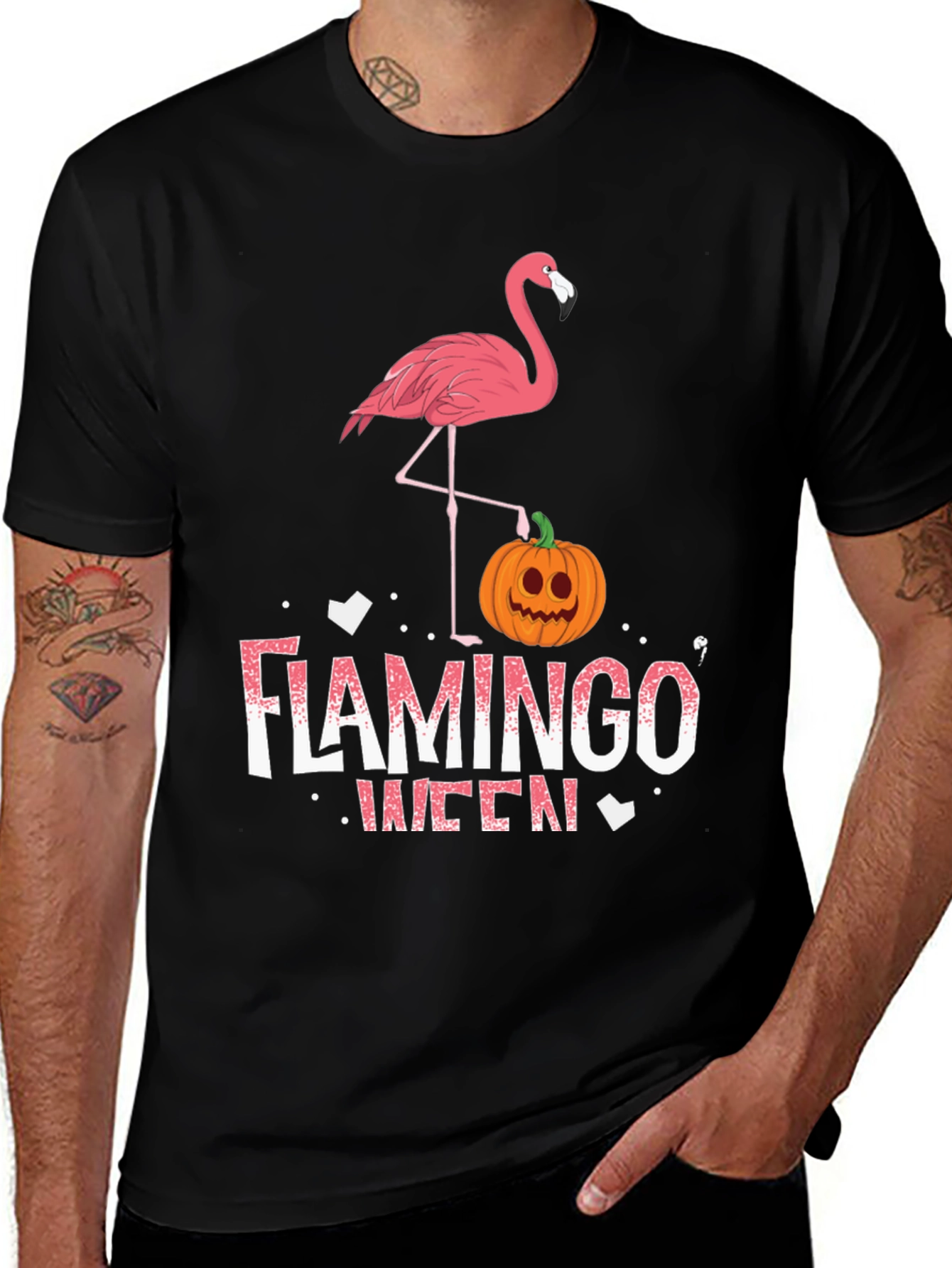 Variant 2 of Flamingo Queen Halloween T-Shirt