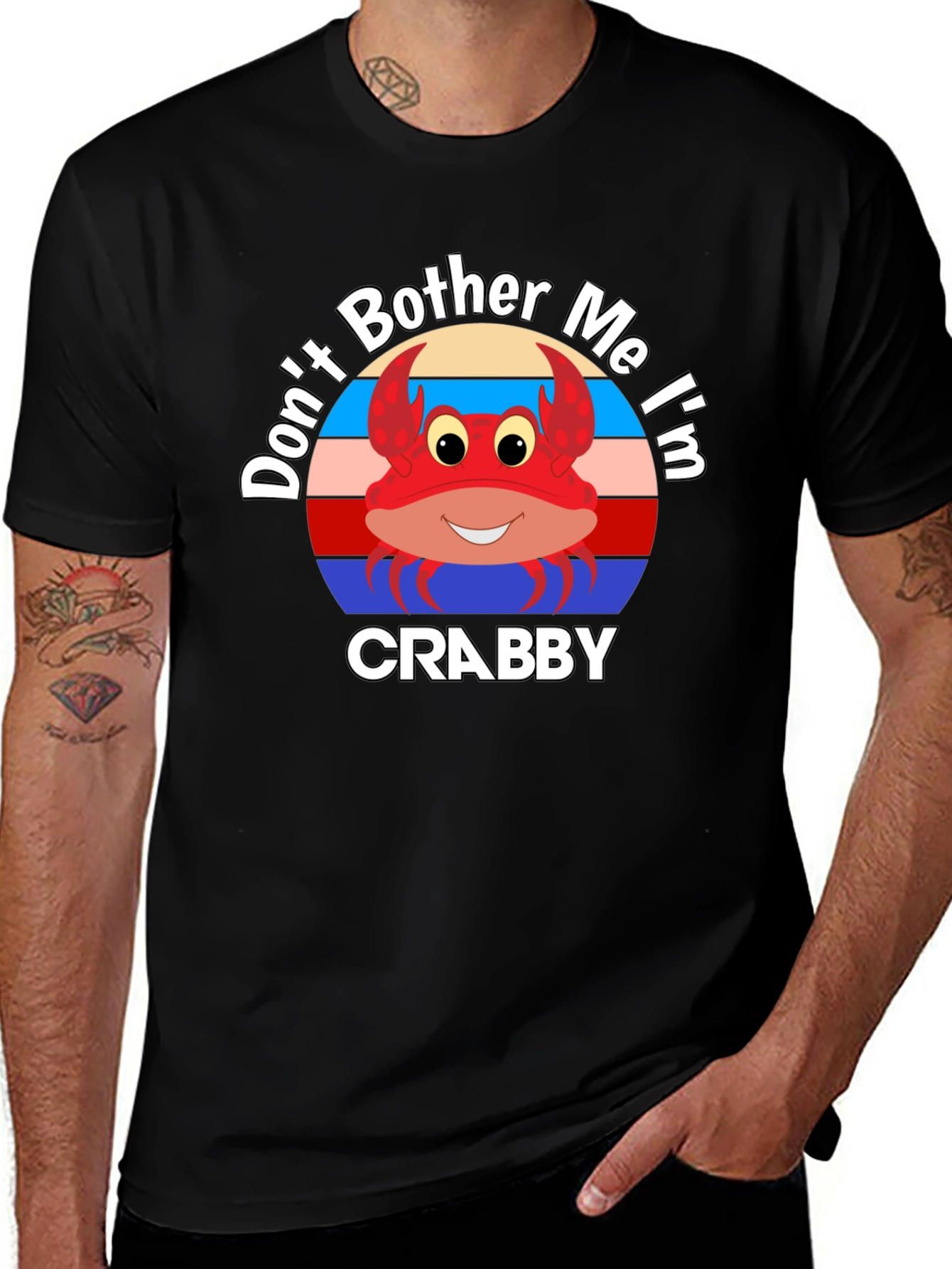 Variant 18 of Don't Bother Me I'm Crabby T-Shirt
