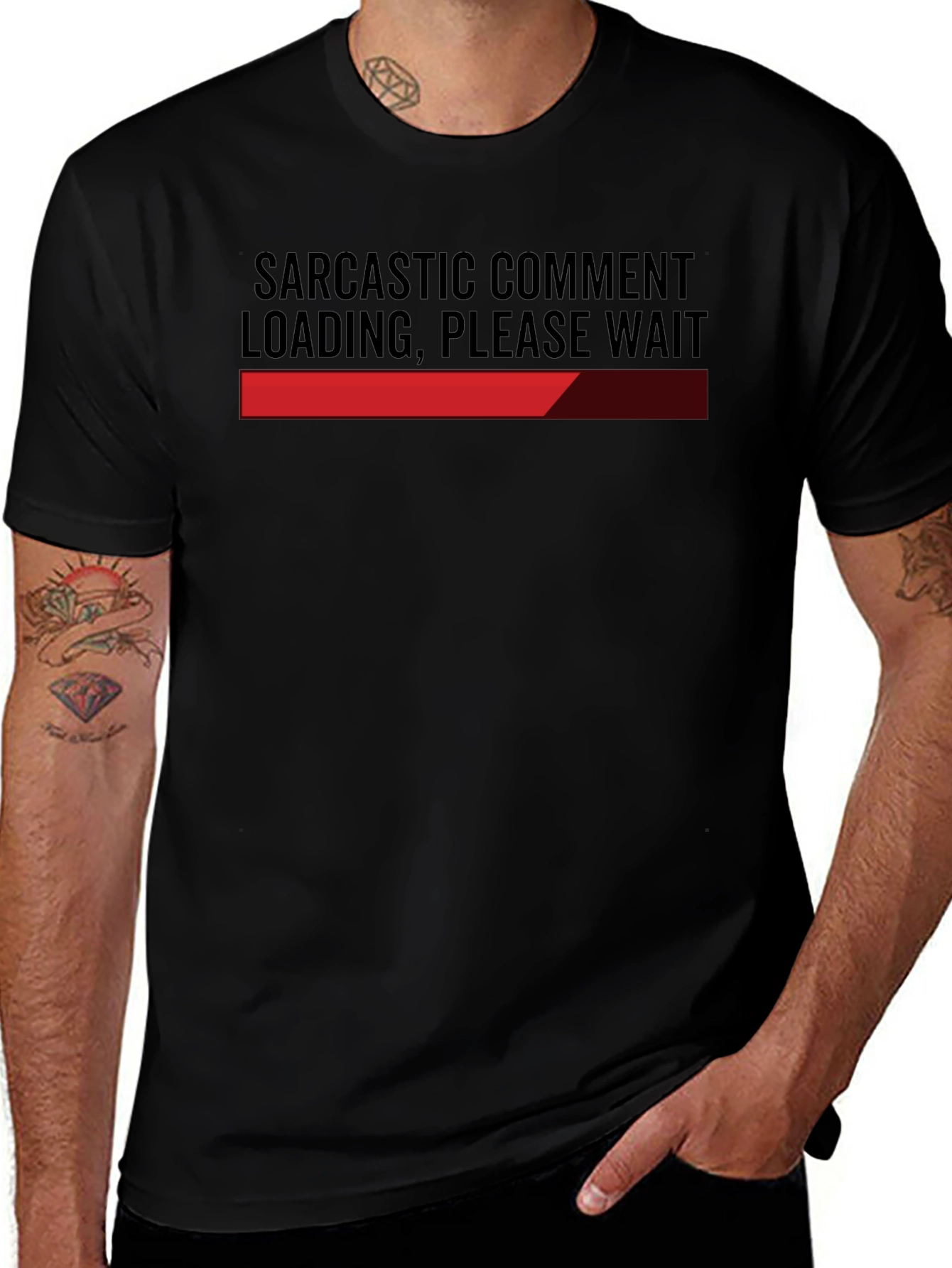 Variant 23 of Sarcastic Comment Loading Funny Graphic Tee
