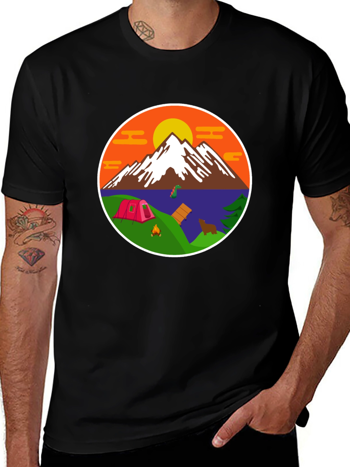Variant 24 of Camping Adventure Graphic T-Shirt