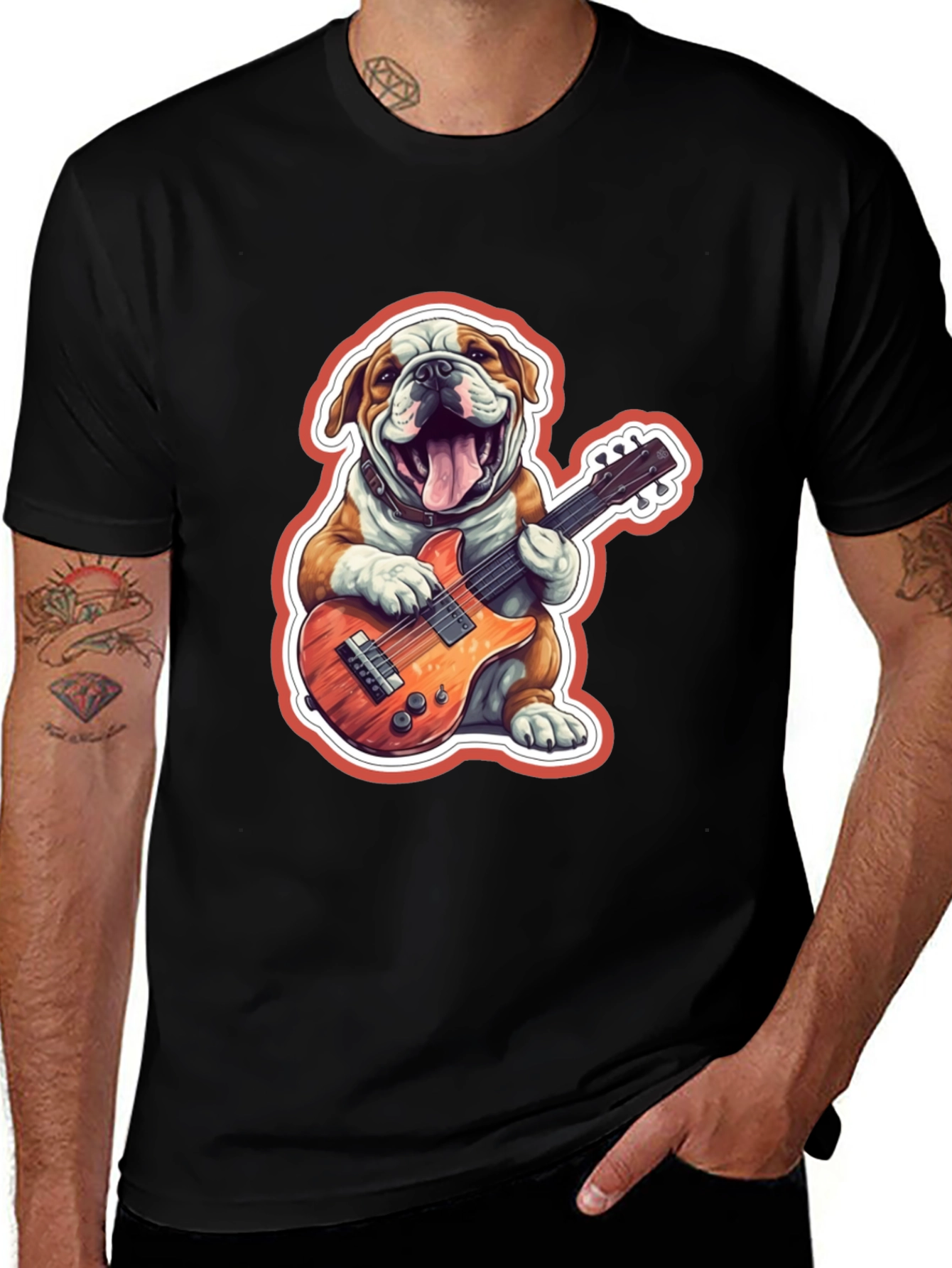 Variant 23 of Bulldog Rocker T-Shirt