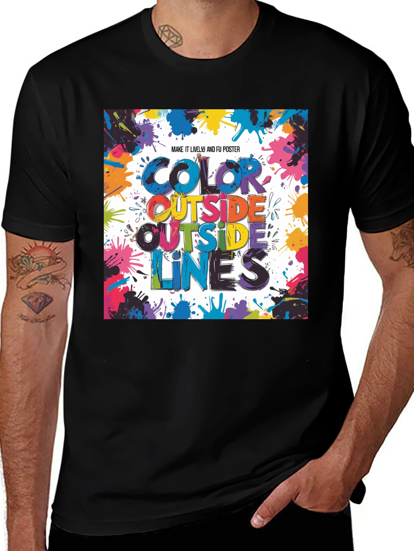 Variant 8 of Colorful Lines T-Shirt