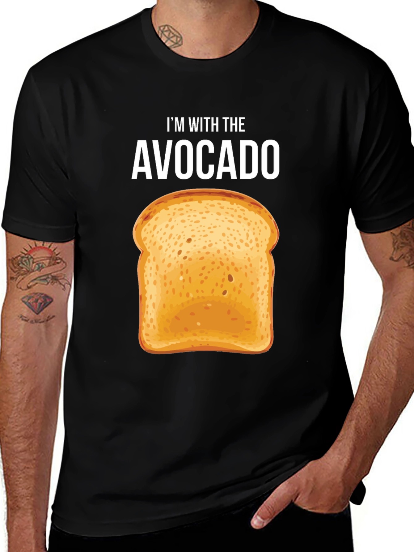 Variant 2 of Avocado Toast T-Shirt - Humorous Foodie Tee