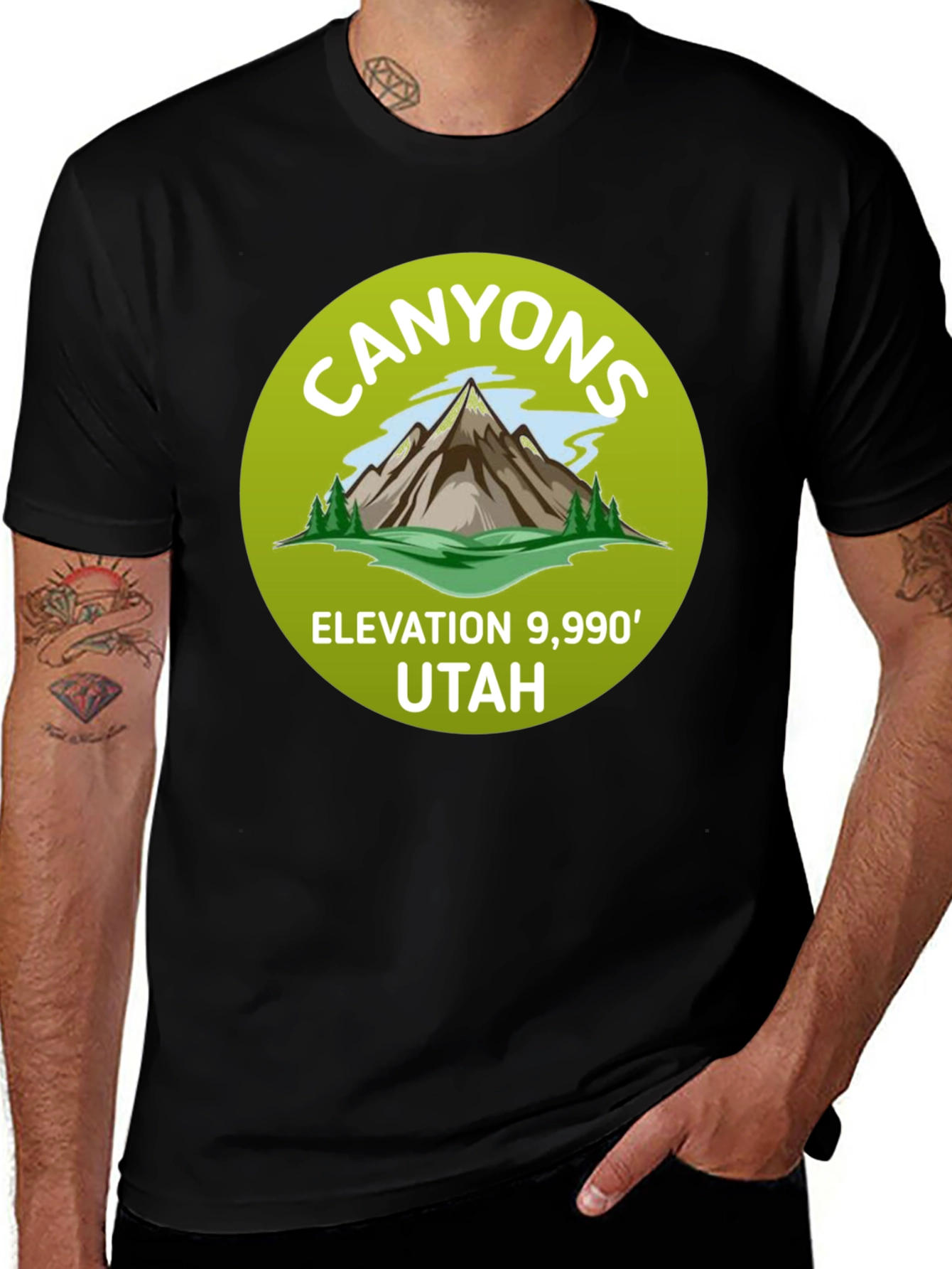 Canyons Utah Elevation T-Shirt
