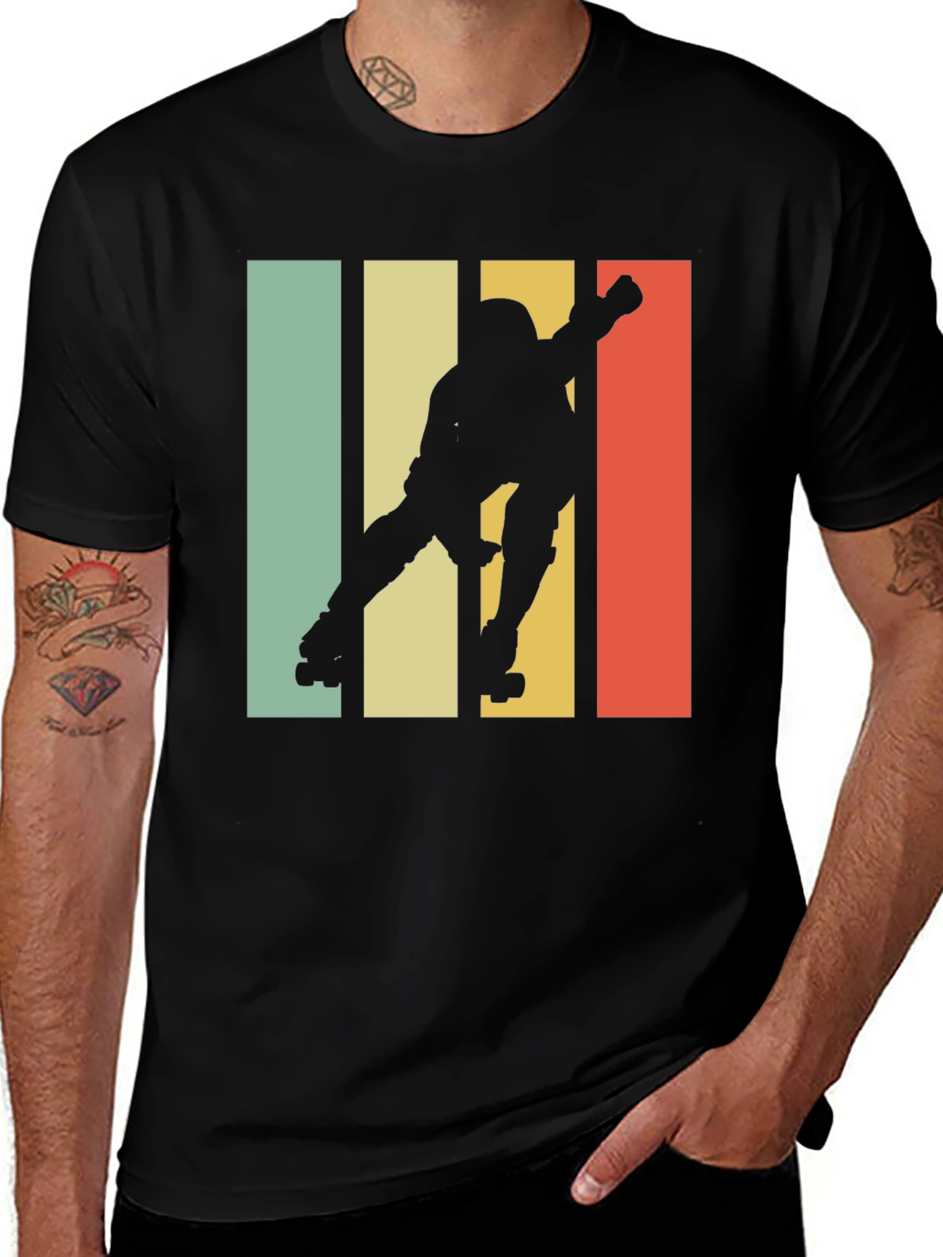 Variant 11 of Retro Roller Derby T-Shirt - Vintage Style Skating Tee
