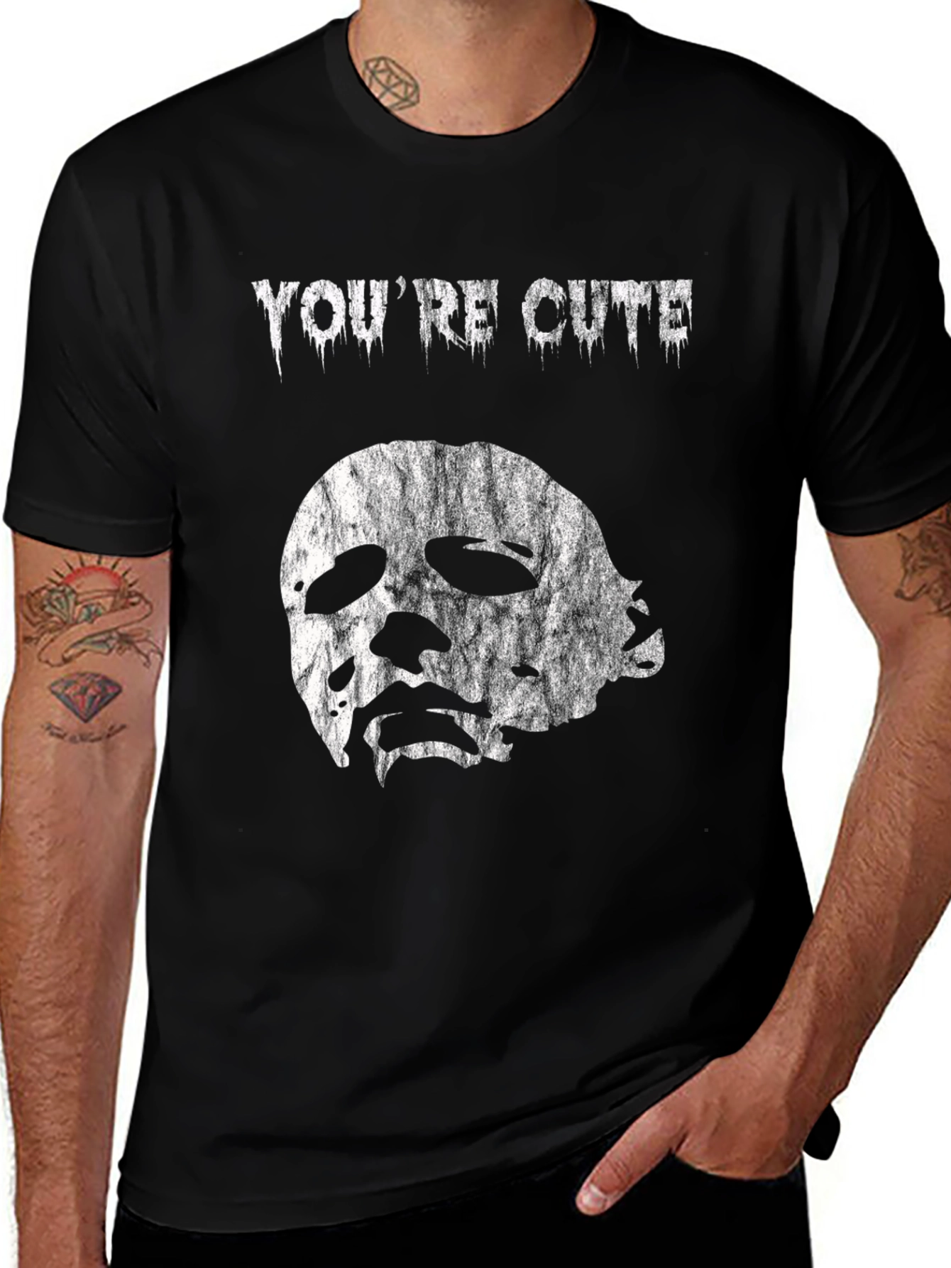 You're Cute Halloween T-Shirt - Michael Myers