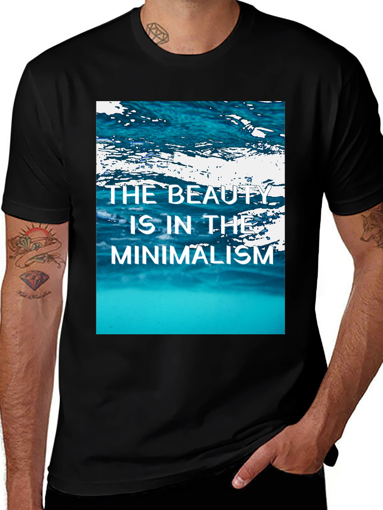 Variant 23 of Minimalism T-Shirt - Beauty in Simplicity