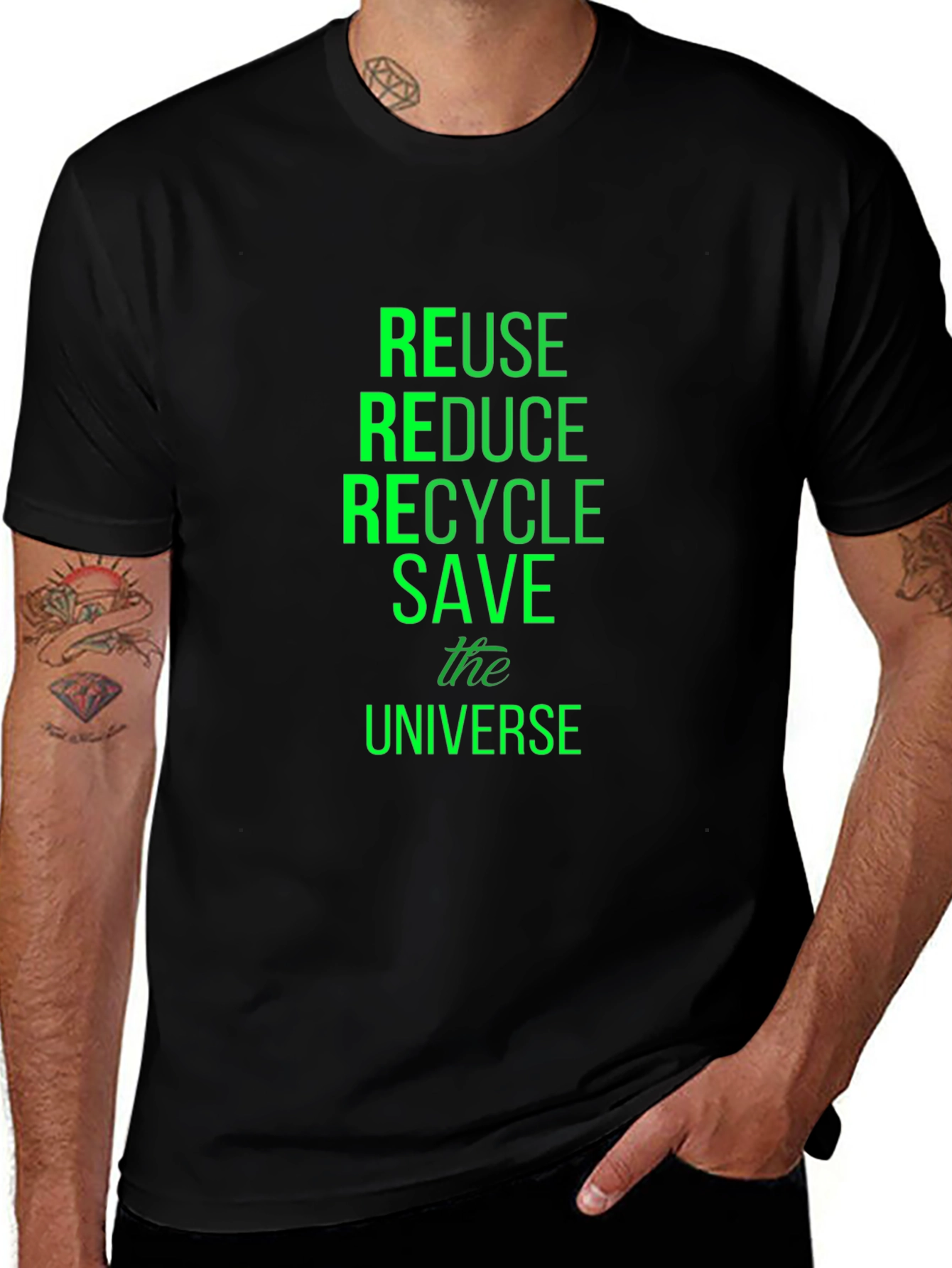 Eco-Friendly Reuse Reduce Recycle T-Shirt