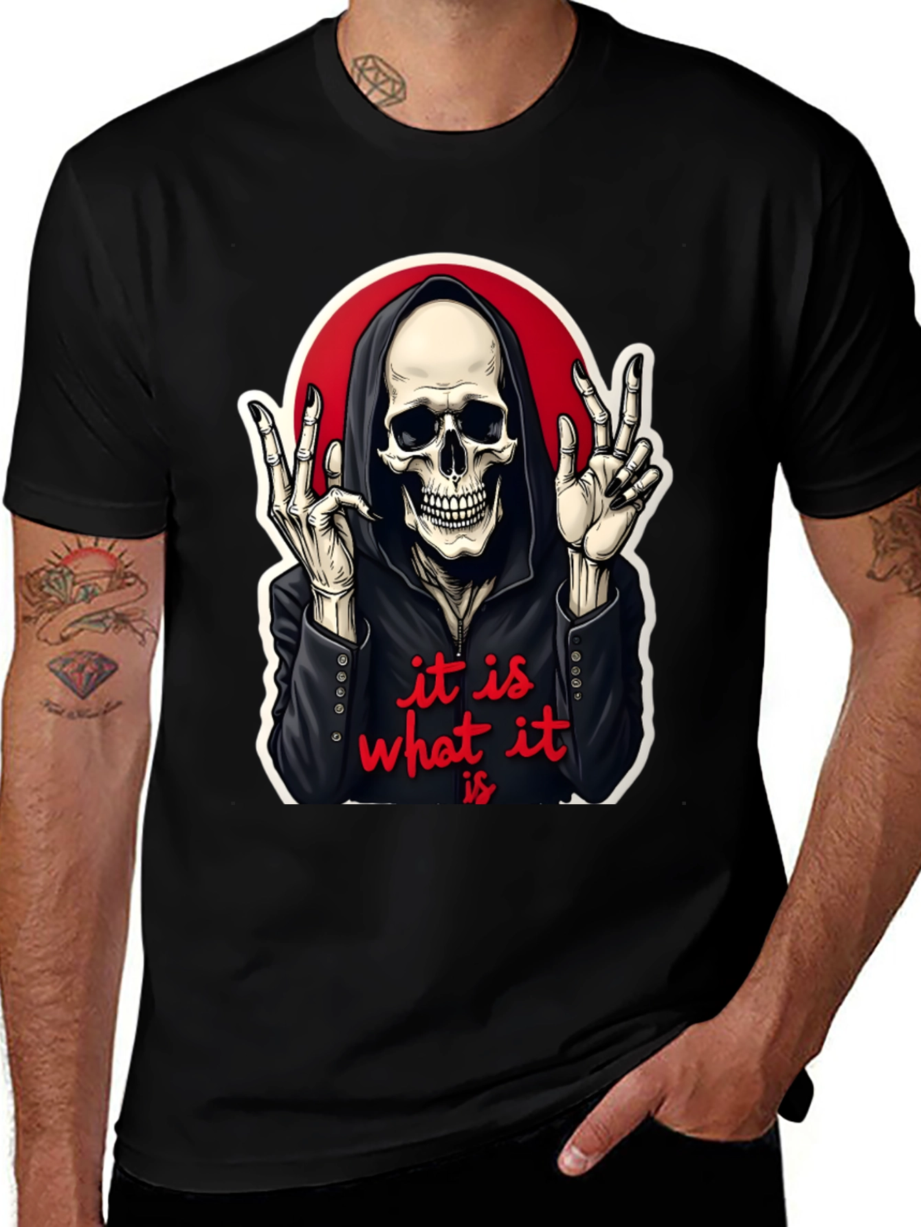Variant 13 of Grim Reaper 'It Is What It Is' Graphic Tee