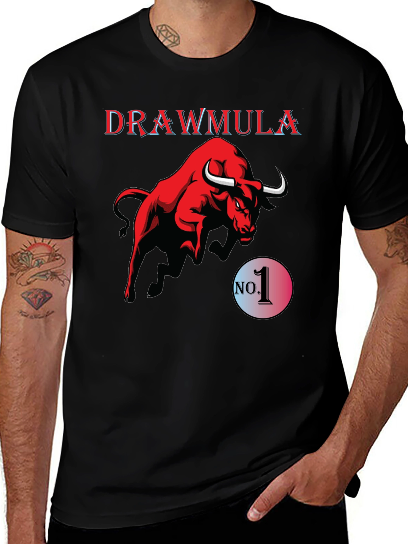 Drawmula No. 1 Bull T-Shirt