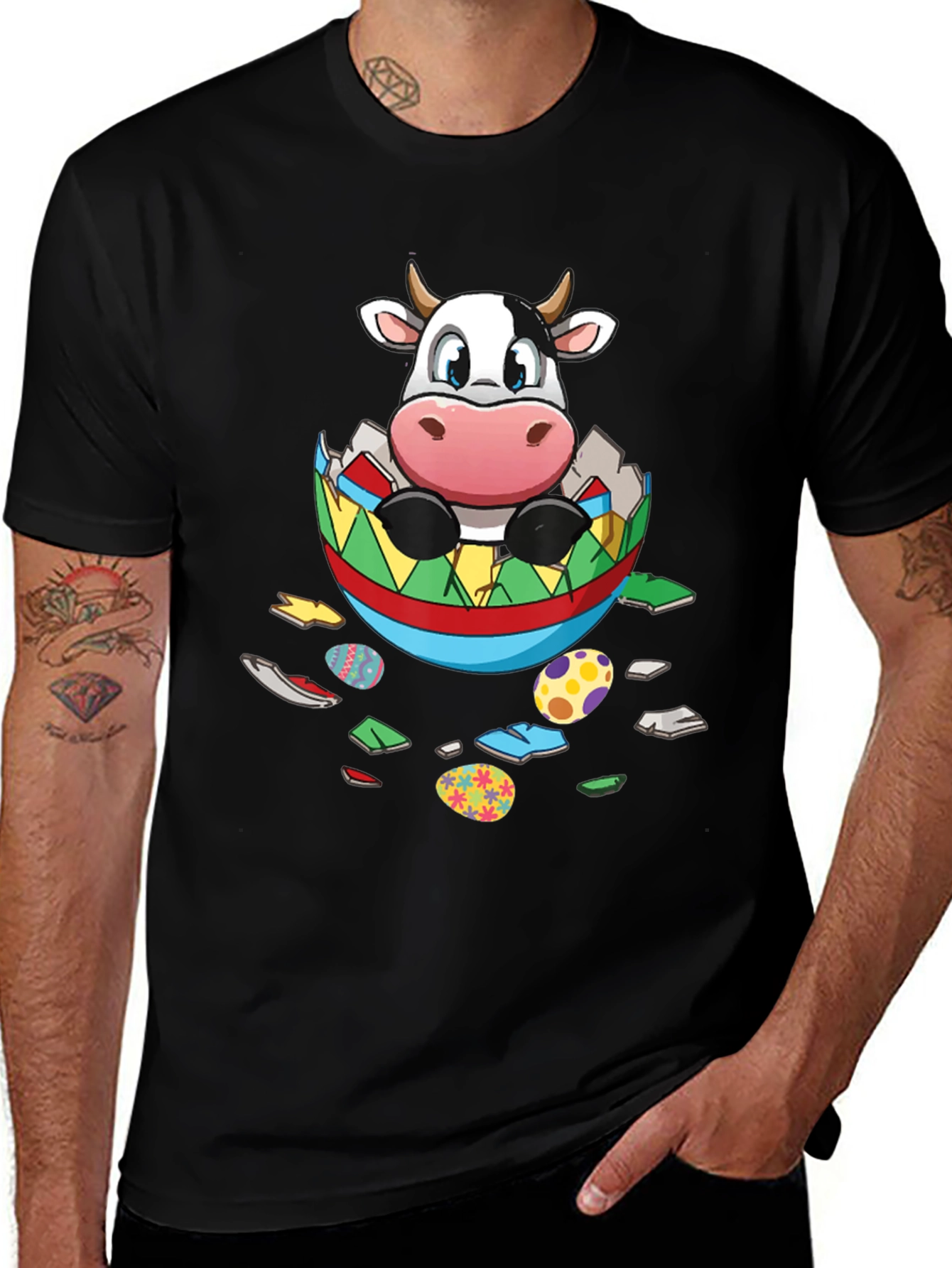 Variant 29 of Cow Easter Egg T-Shirt
