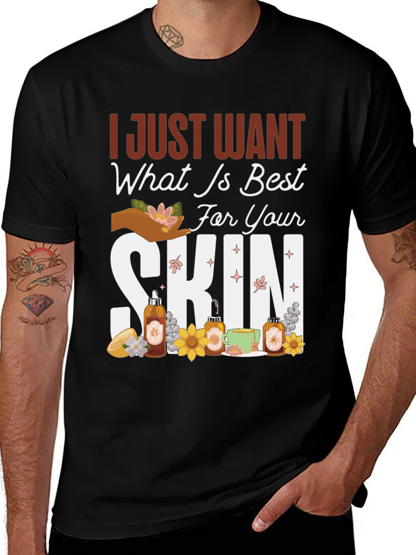 Variant 17 of Best For Your Skin Graphic T-Shirt