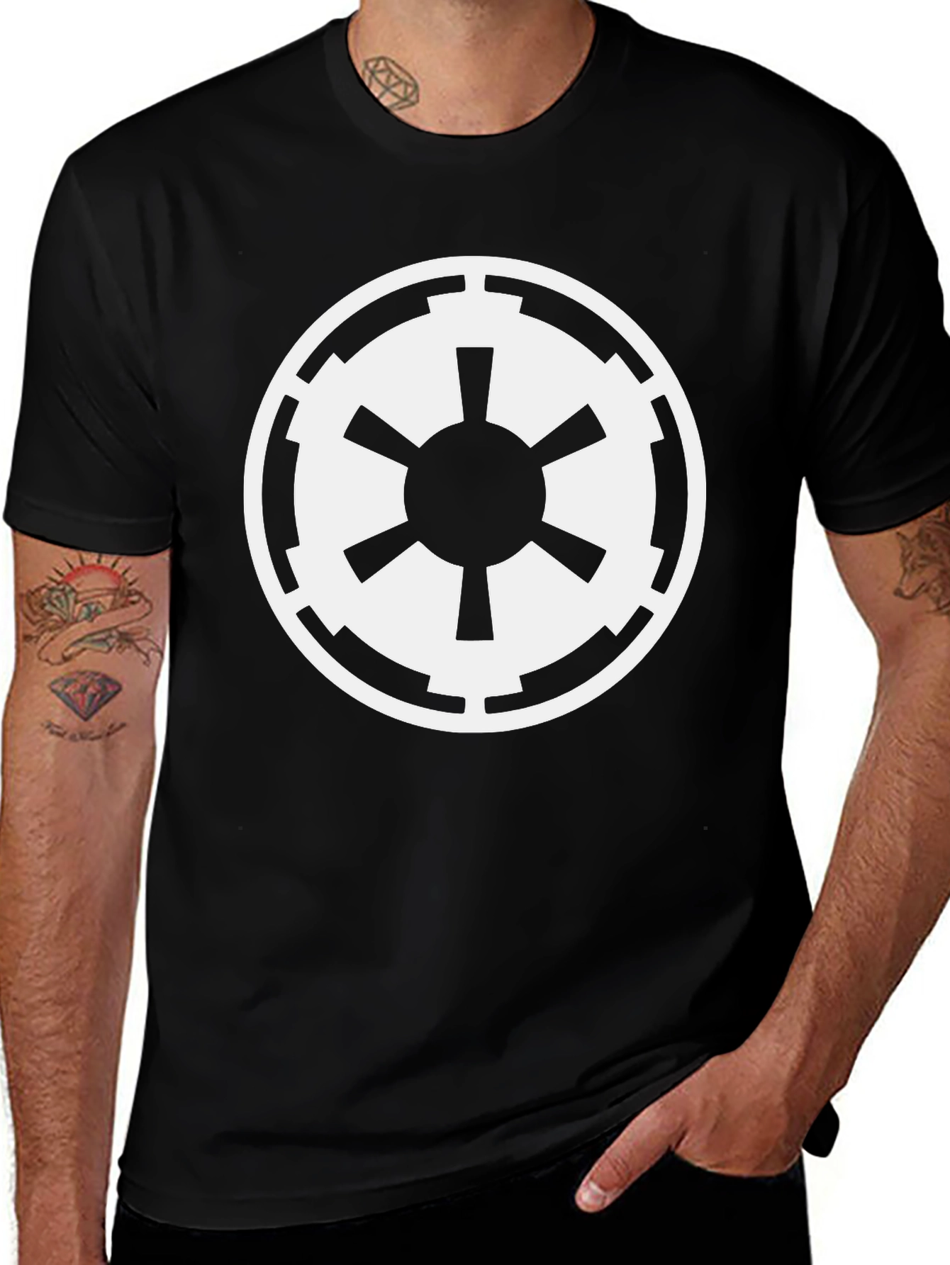 Star Wars Galactic Empire Symbol Black T-Shirt