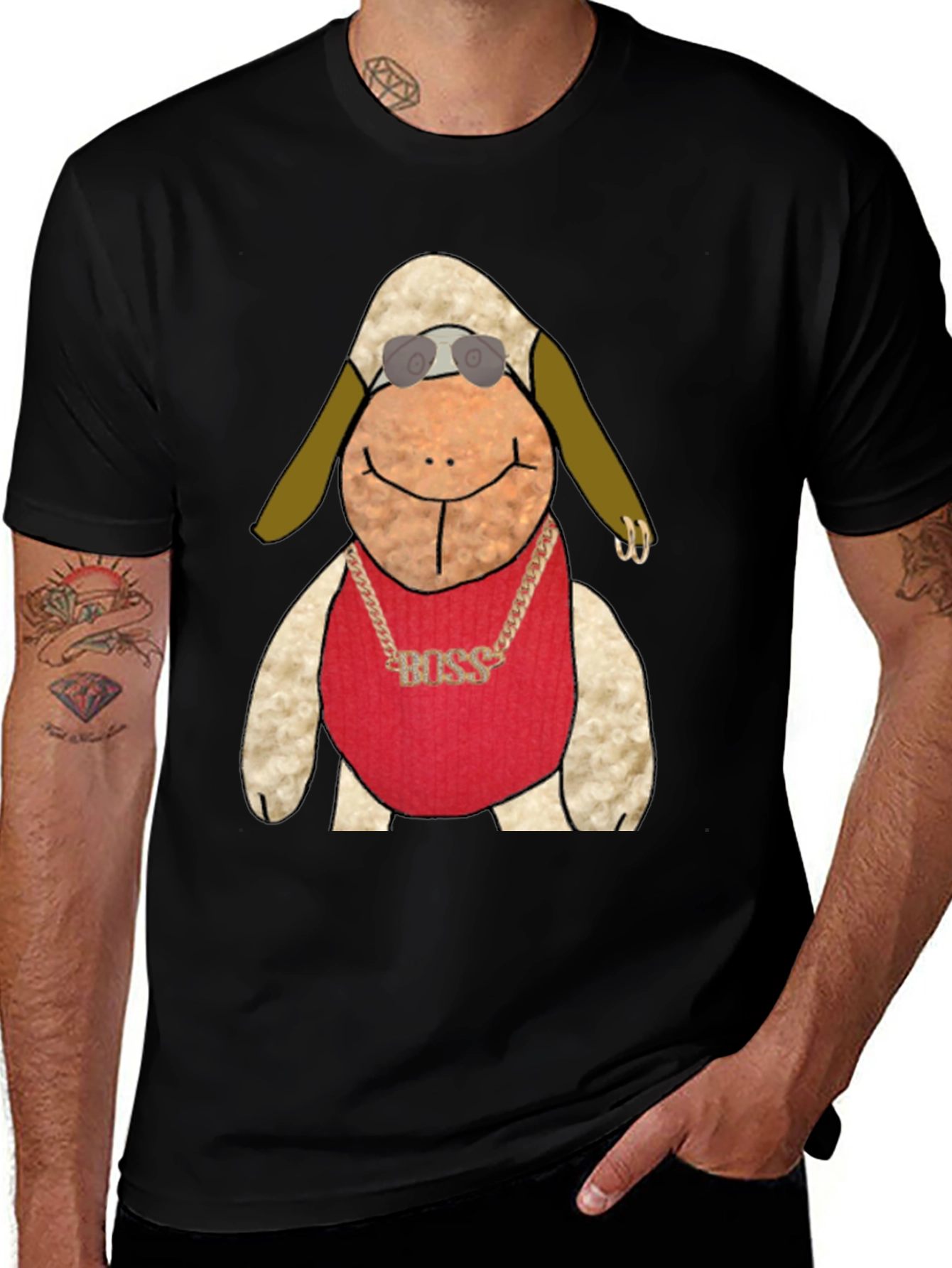 Variant 2 of Cool Sheep Boss Graphic T-Shirt