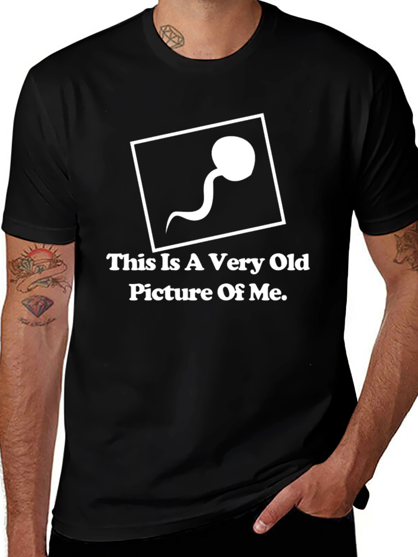 Variant 15 of Funny Graphic Tee: Very Old Picture of Me