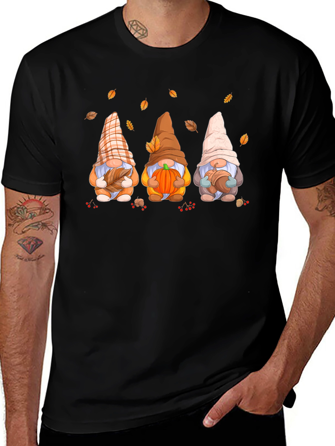 Variant 13 of Fall Gnomes Graphic Tee