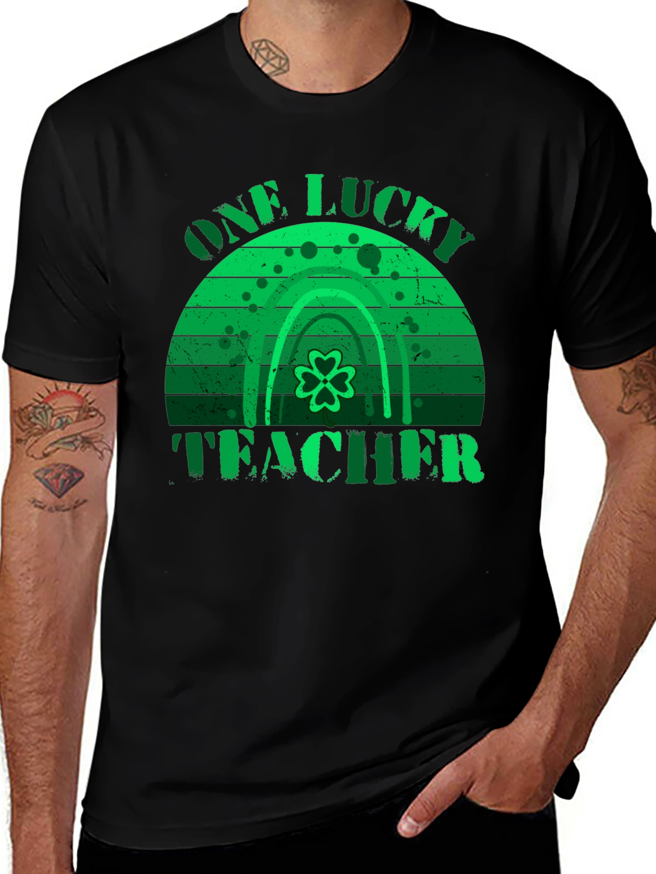 Variant 26 of One Lucky Teacher St. Patrick's Day T-Shirt