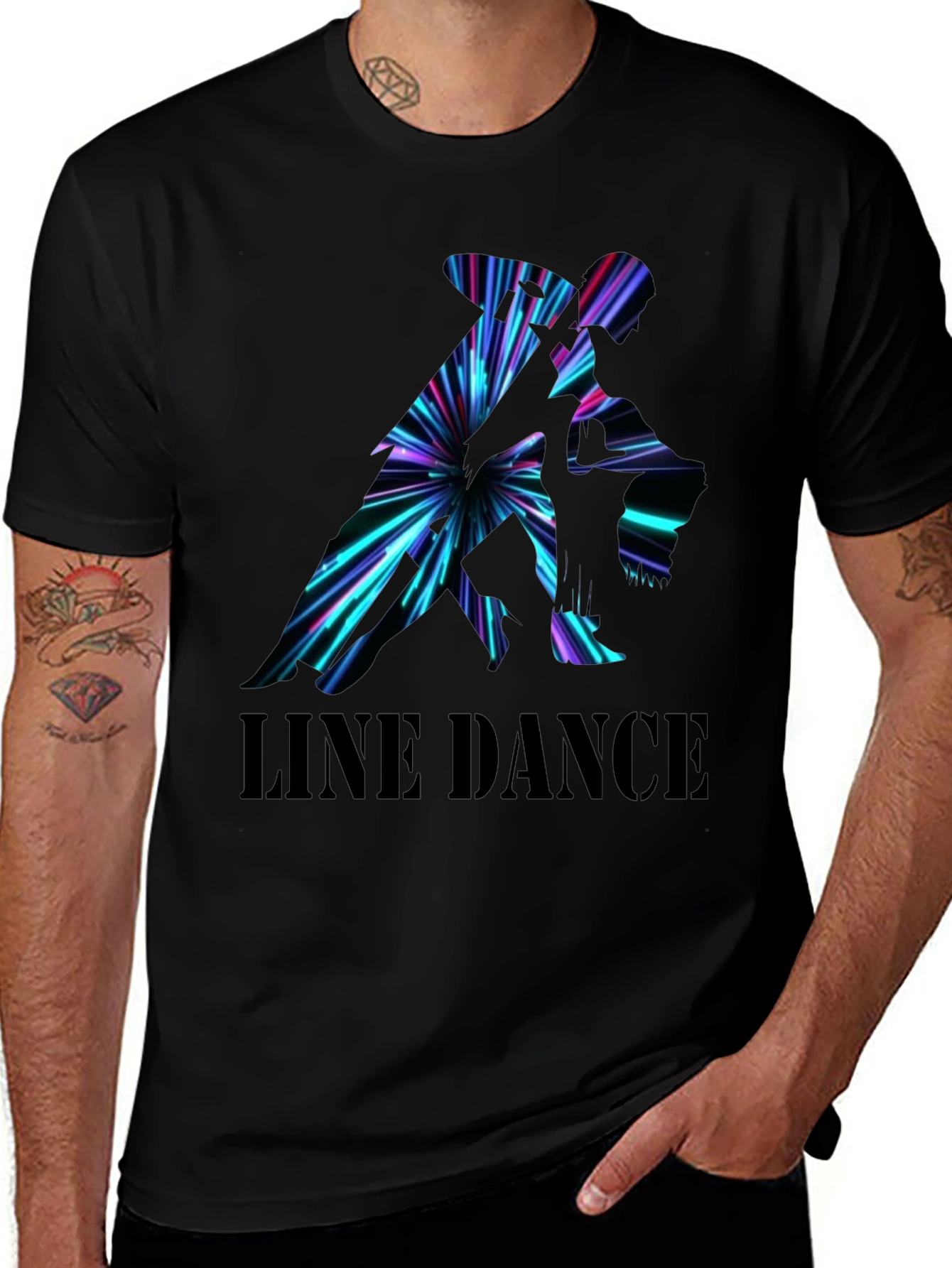 Variant 4 of Line Dance Graphic Tee