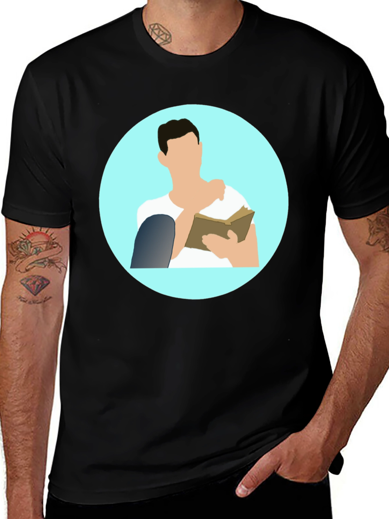 Variant 24 of Book Lover Graphic Tee - Cool & Casual