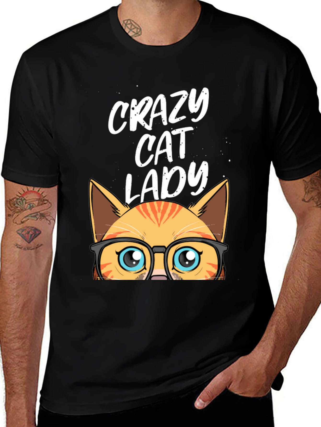 Variant 12 of Crazy Cat Lady T-Shirt - Novelty Graphic Tee