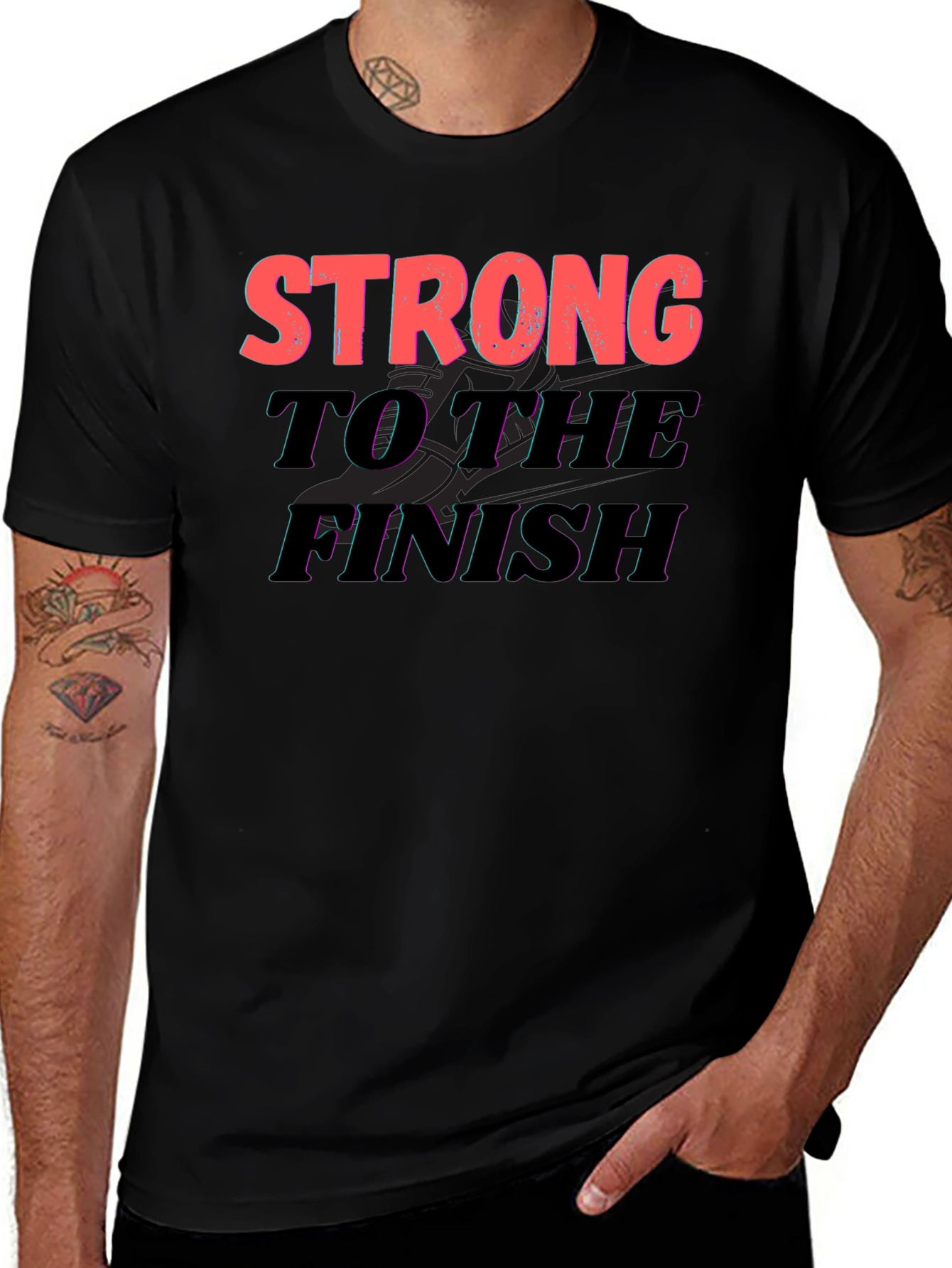 Variant 7 of Strong to the Finish Graphic Tee