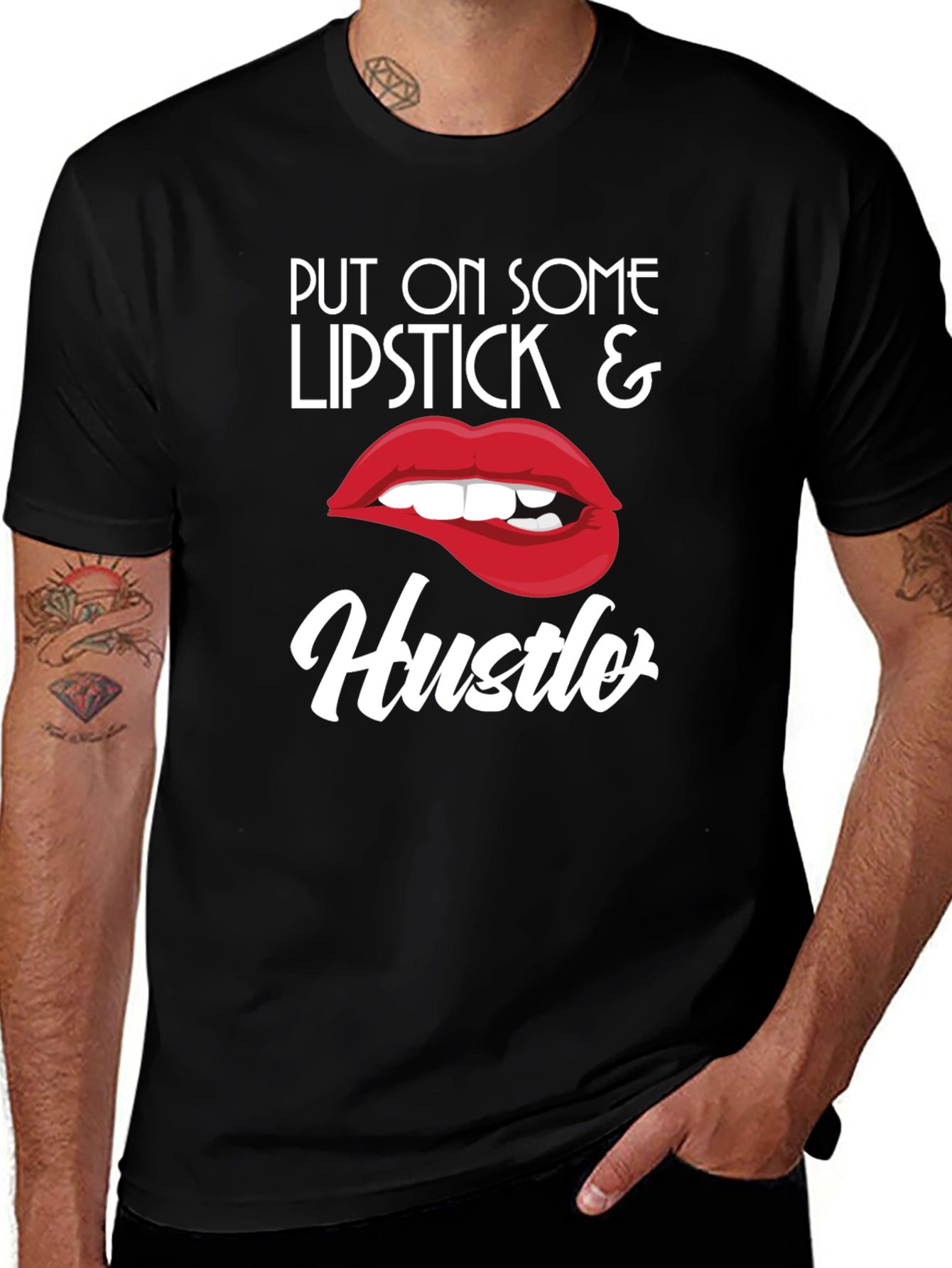 Variant 24 of Lipstick & Hustle Graphic Tee