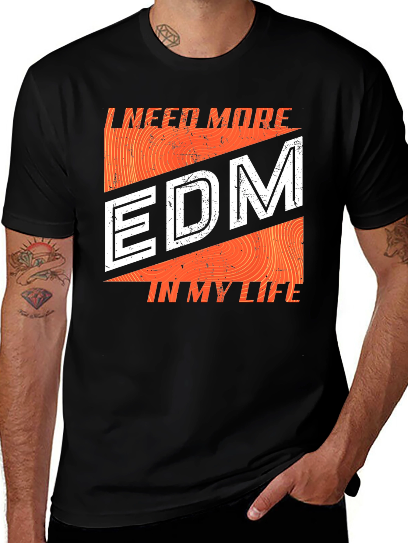 Variant 21 of I Need More EDM T-Shirt - Graphic Tee